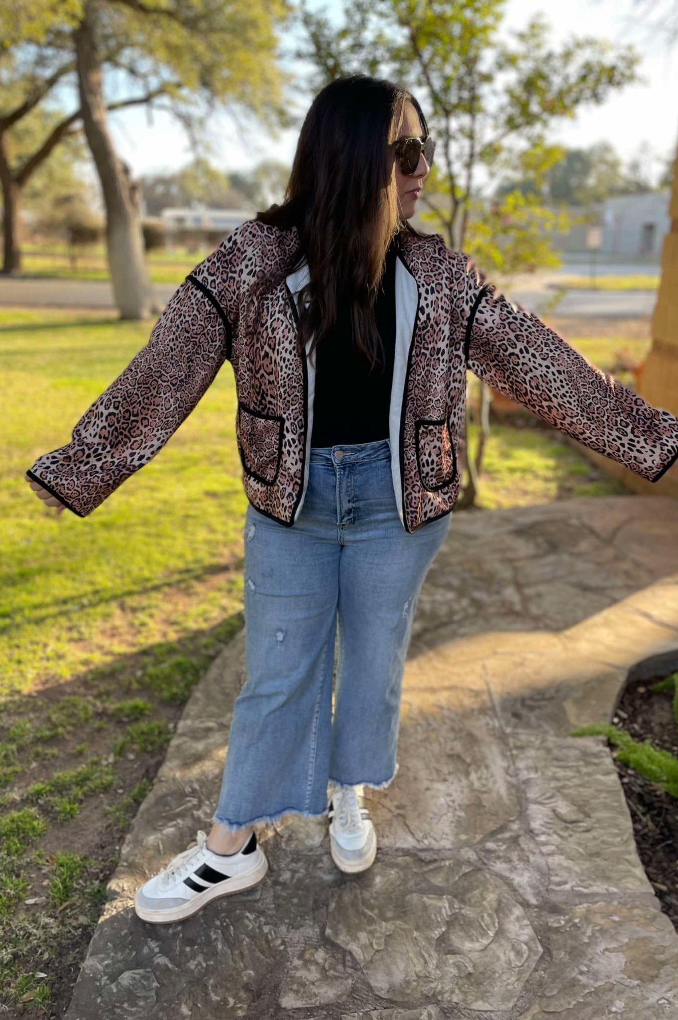 PREORDER: Better Than Revenge Leopard Print Jacket-Womens-Stay Foxy Boutique, Florissant, Missouri