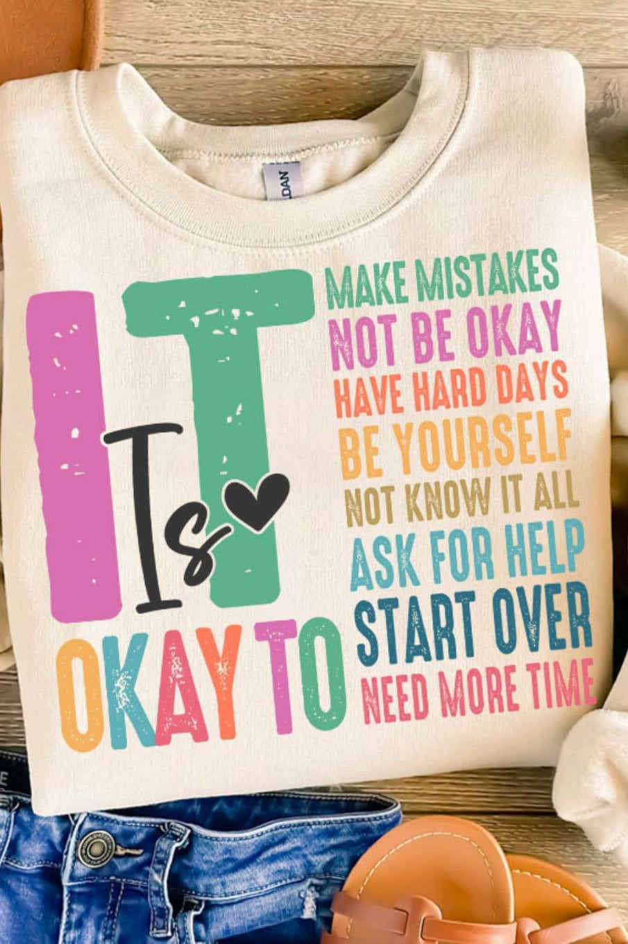 It’s Ok Graphic T-Graphic T-Stay Foxy Boutique, Florissant, Missouri