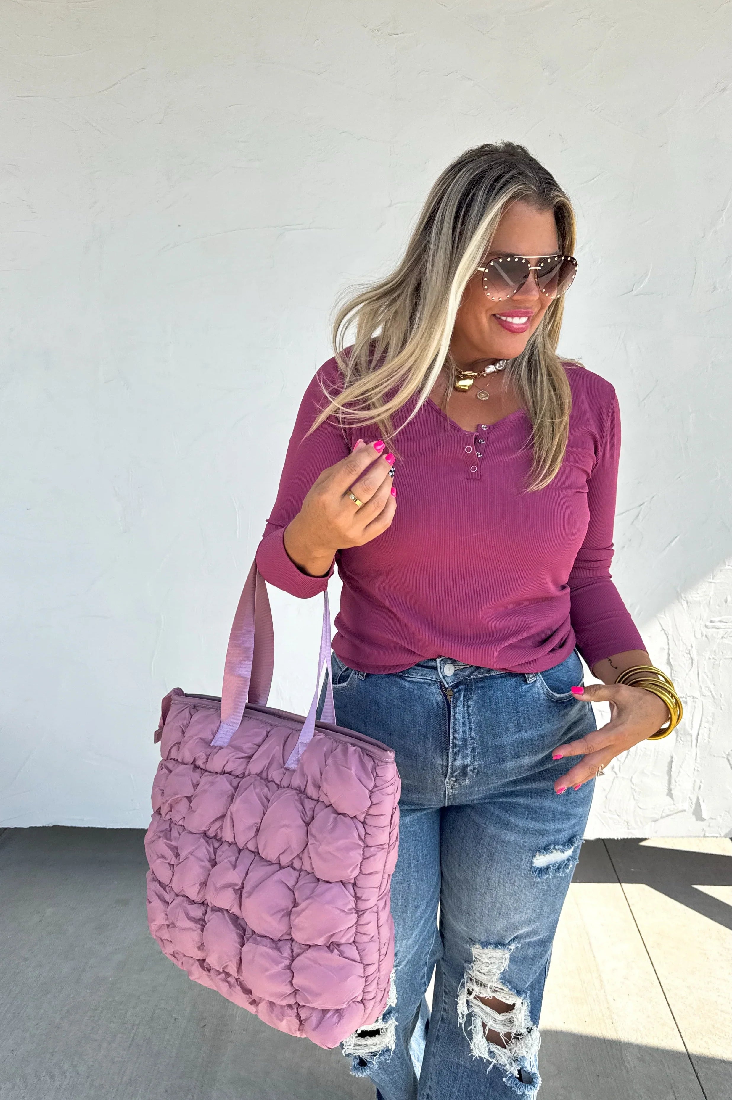 PREORDER: Puffer Bag in Six Colors-Womens-Stay Foxy Boutique, Florissant, Missouri