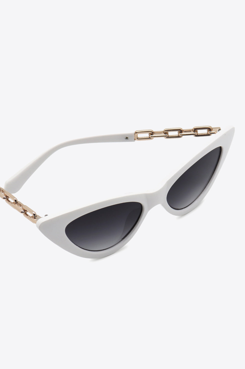Chain Detail Cat-Eye Sunglasses-Stay Foxy Boutique, Florissant, Missouri