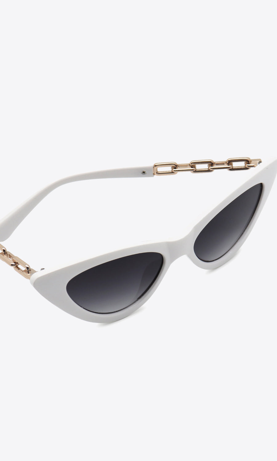 Chain Detail Cat-Eye Sunglasses-Stay Foxy Boutique, Florissant, Missouri