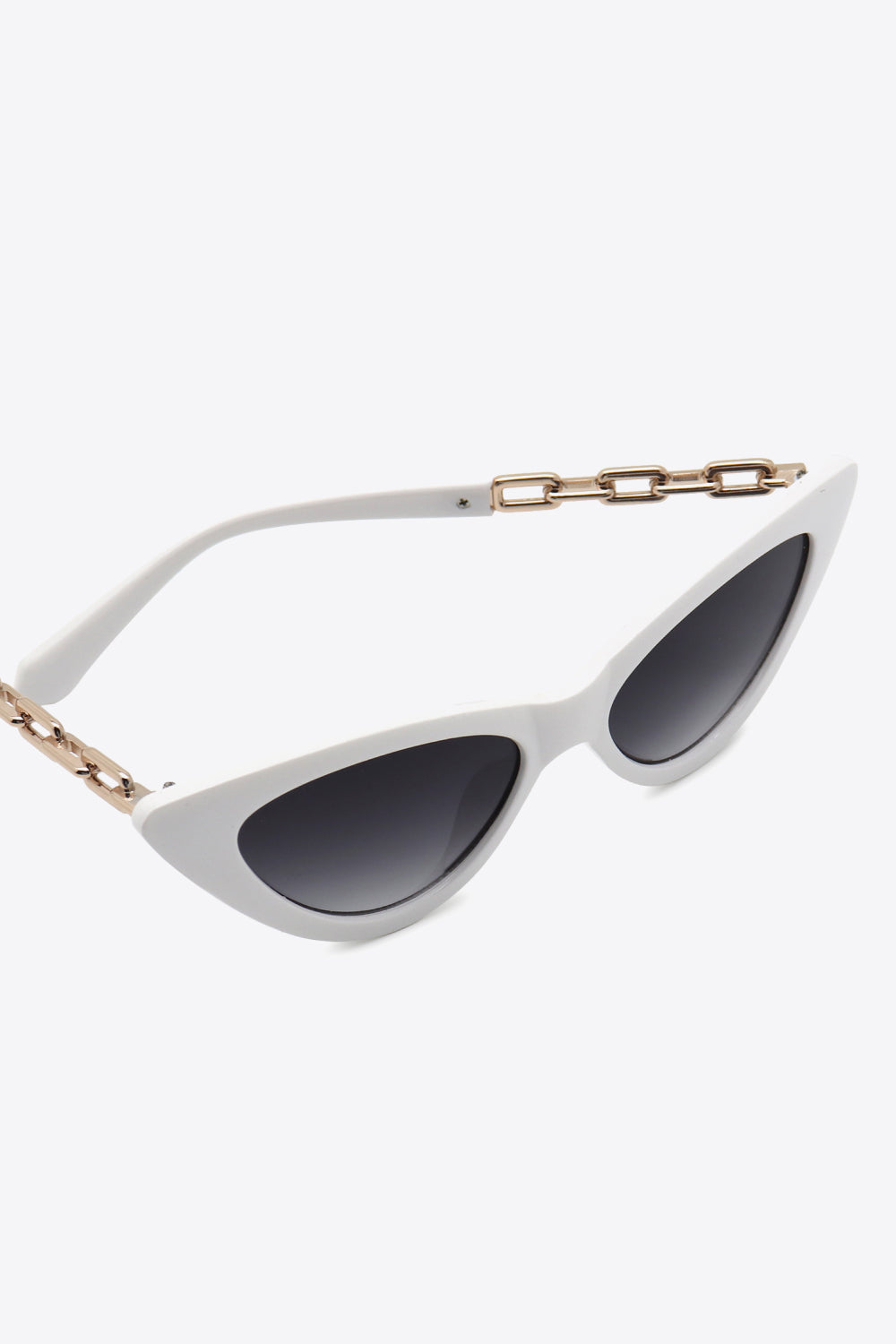 Chain Detail Cat-Eye Sunglasses-Stay Foxy Boutique, Florissant, Missouri