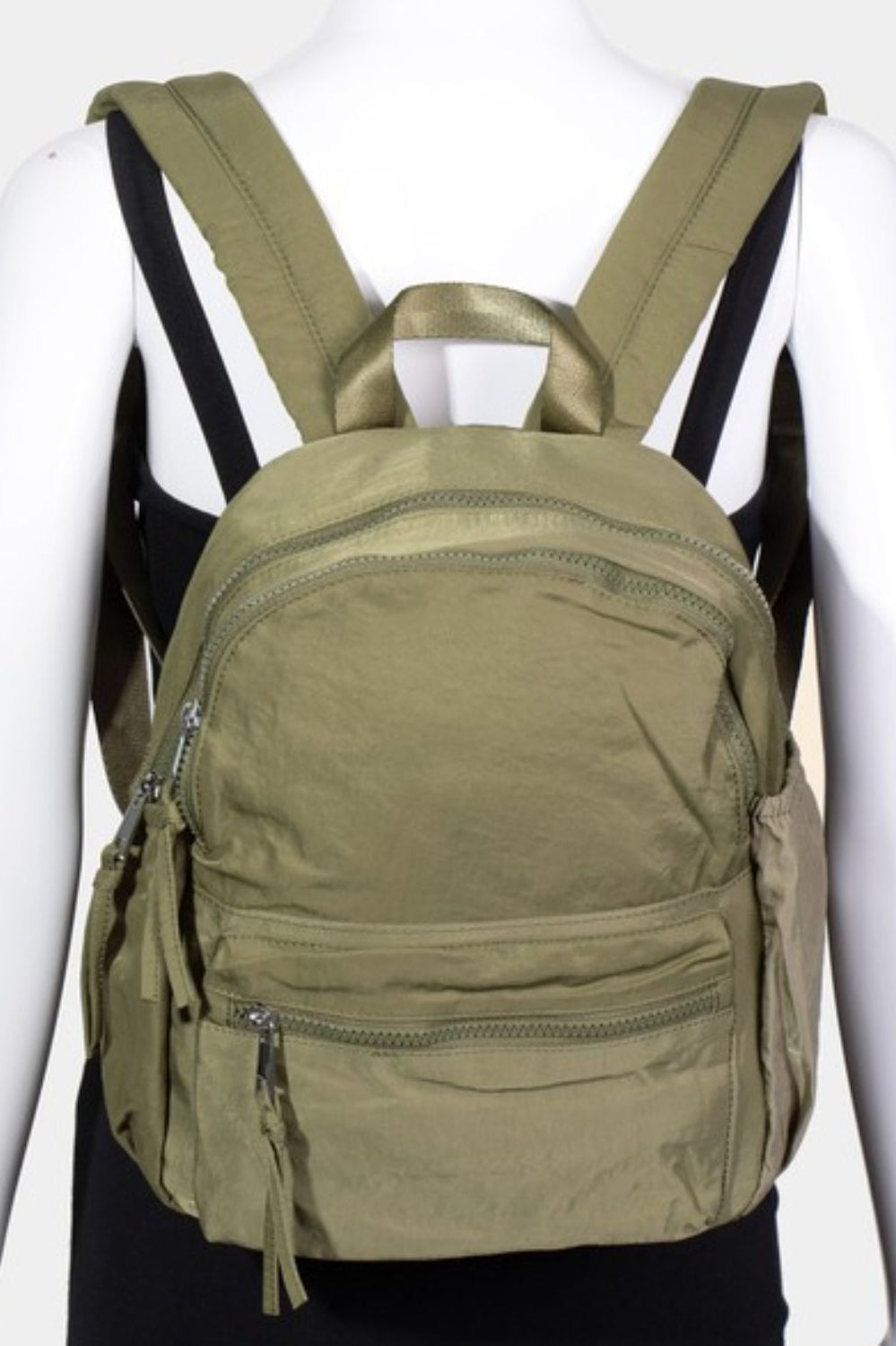 Fame Nylon Multi Pocket Backpack Bag-Stay Foxy Boutique, Florissant, Missouri