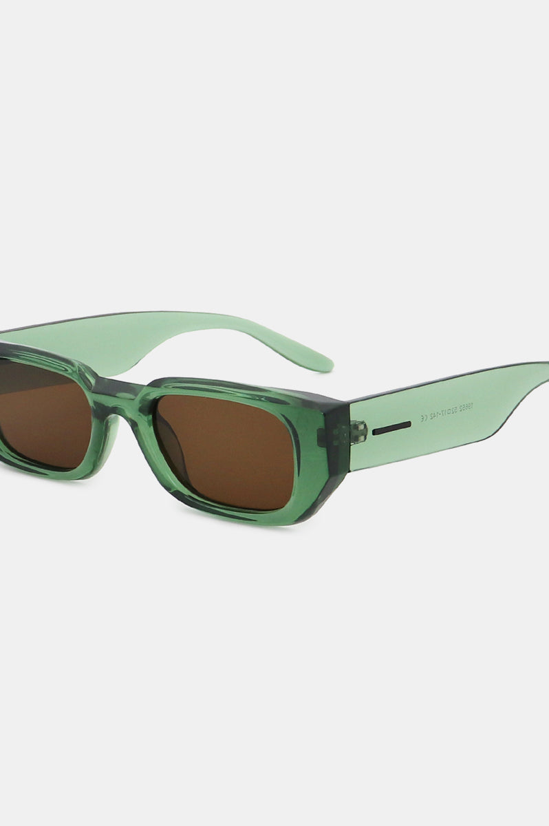 Polycarbonate Frame Rectangle Sunglasses-Stay Foxy Boutique, Florissant, Missouri