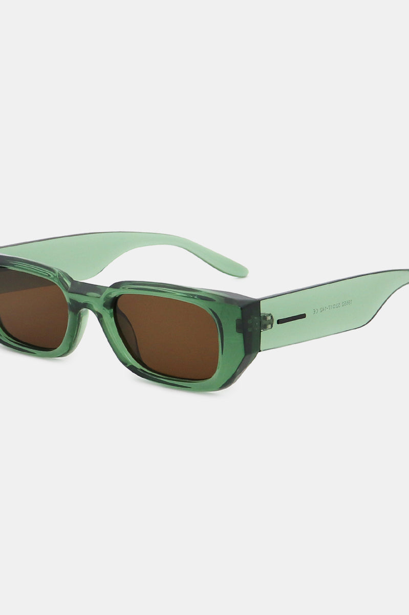 Polycarbonate Frame Rectangle Sunglasses-Stay Foxy Boutique, Florissant, Missouri
