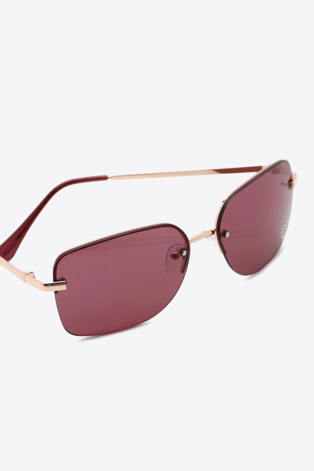 Rhinestone Heart Metal Frame Sunglasses-Stay Foxy Boutique, Florissant, Missouri