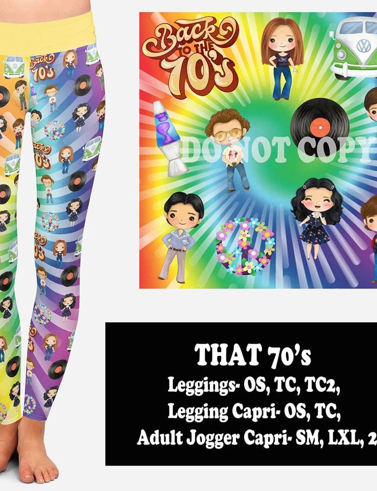 THAT 70'S (LEGGINGS, CAPRI, JOGGER CAPRI)-Stay Foxy Boutique, Florissant, Missouri