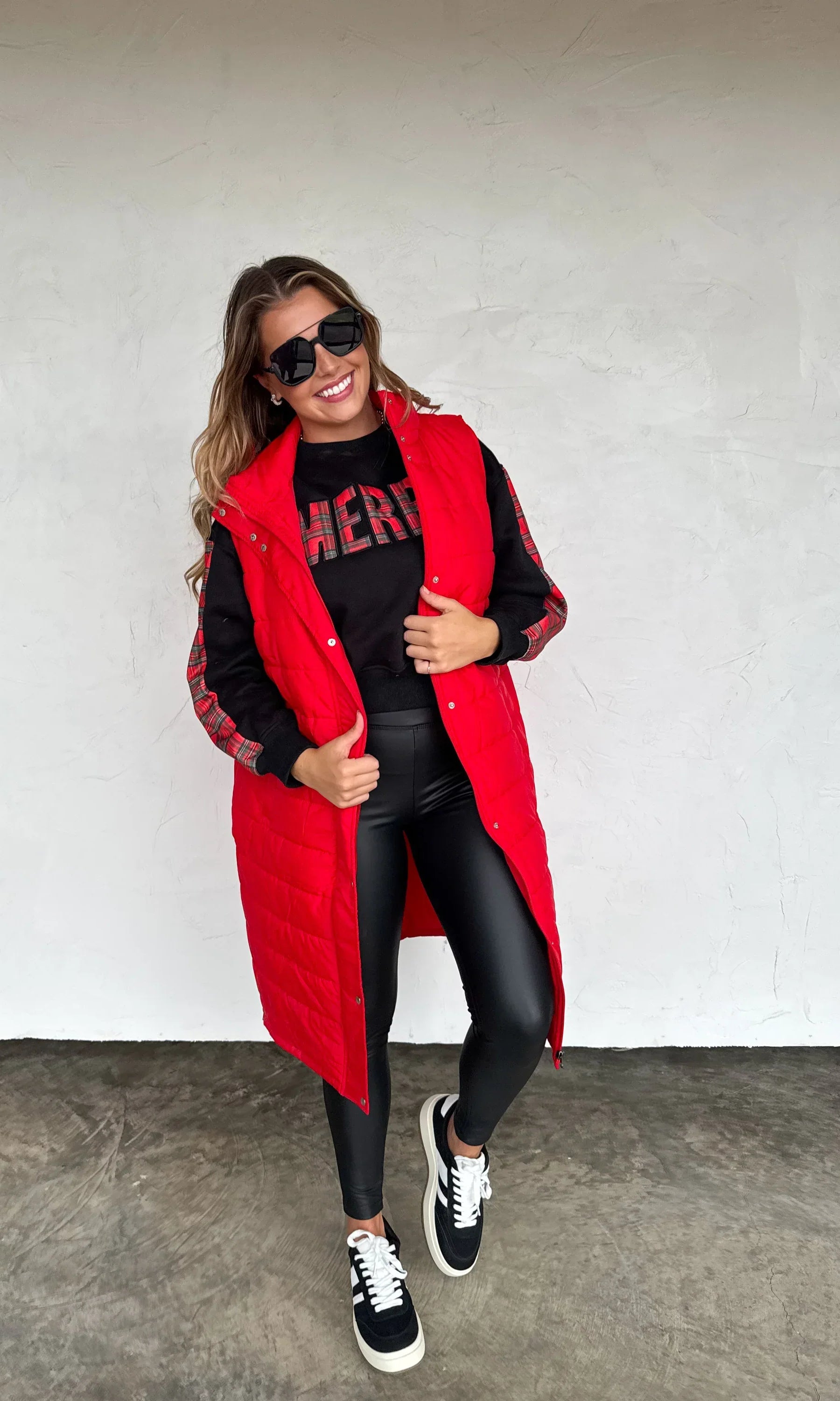 PREORDER: Kendall Long Puffer Vest-Womens-Stay Foxy Boutique, Florissant, Missouri