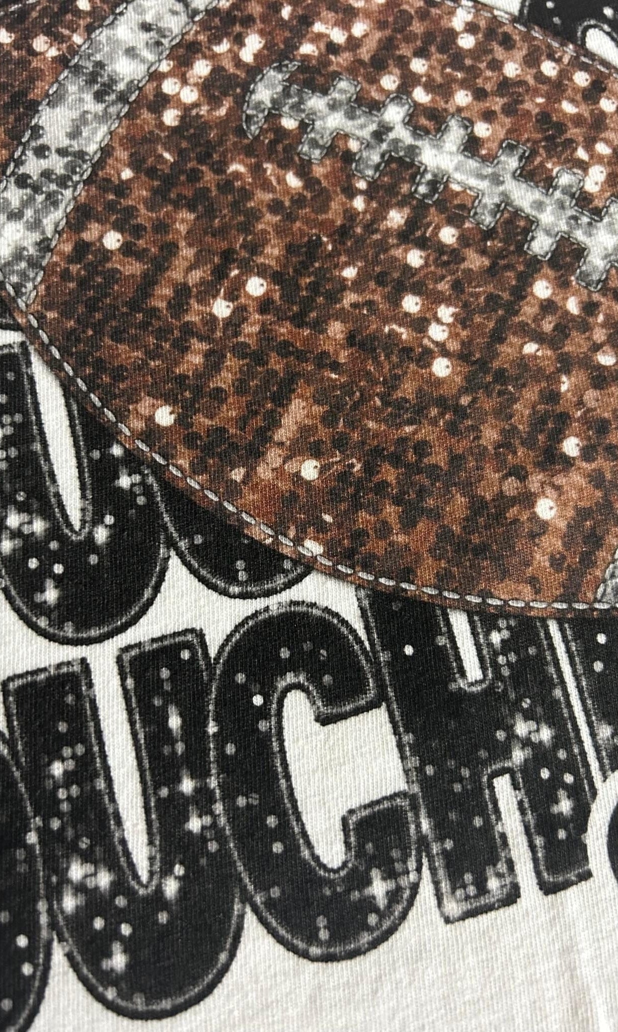 Touchdown (Not Actually Sequins) Graphic T-Graphic T-Stay Foxy Boutique, Florissant, Missouri