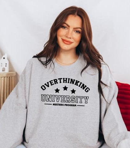 Overthinking Graphic T-Graphic T-Stay Foxy Boutique, Florissant, Missouri