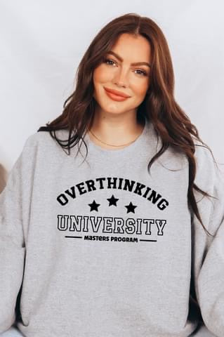 Overthinking Graphic T-Graphic T-Stay Foxy Boutique, Florissant, Missouri