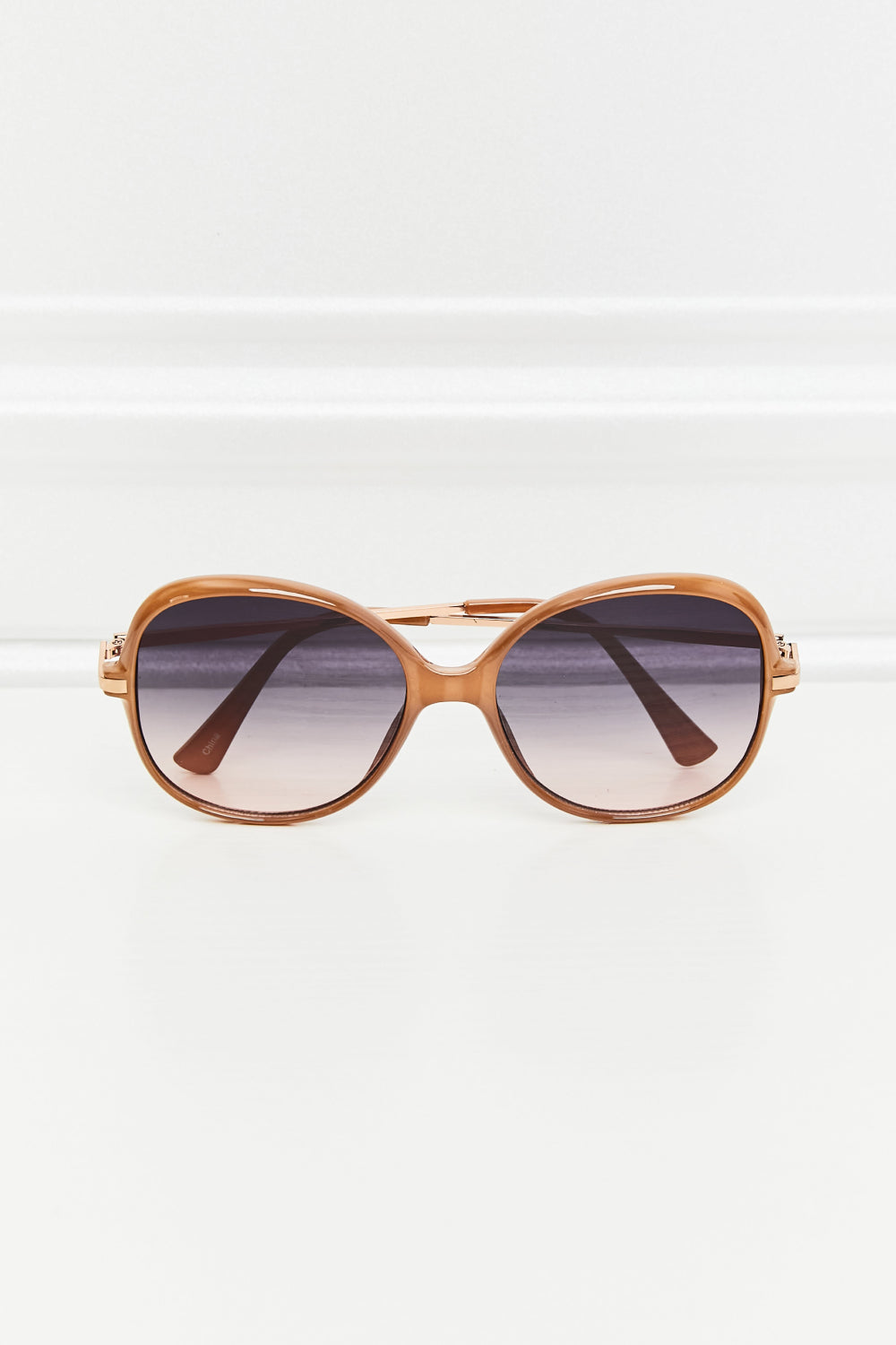 Metal-Plastic Hybrid Full Rim Sunglasses-Stay Foxy Boutique, Florissant, Missouri
