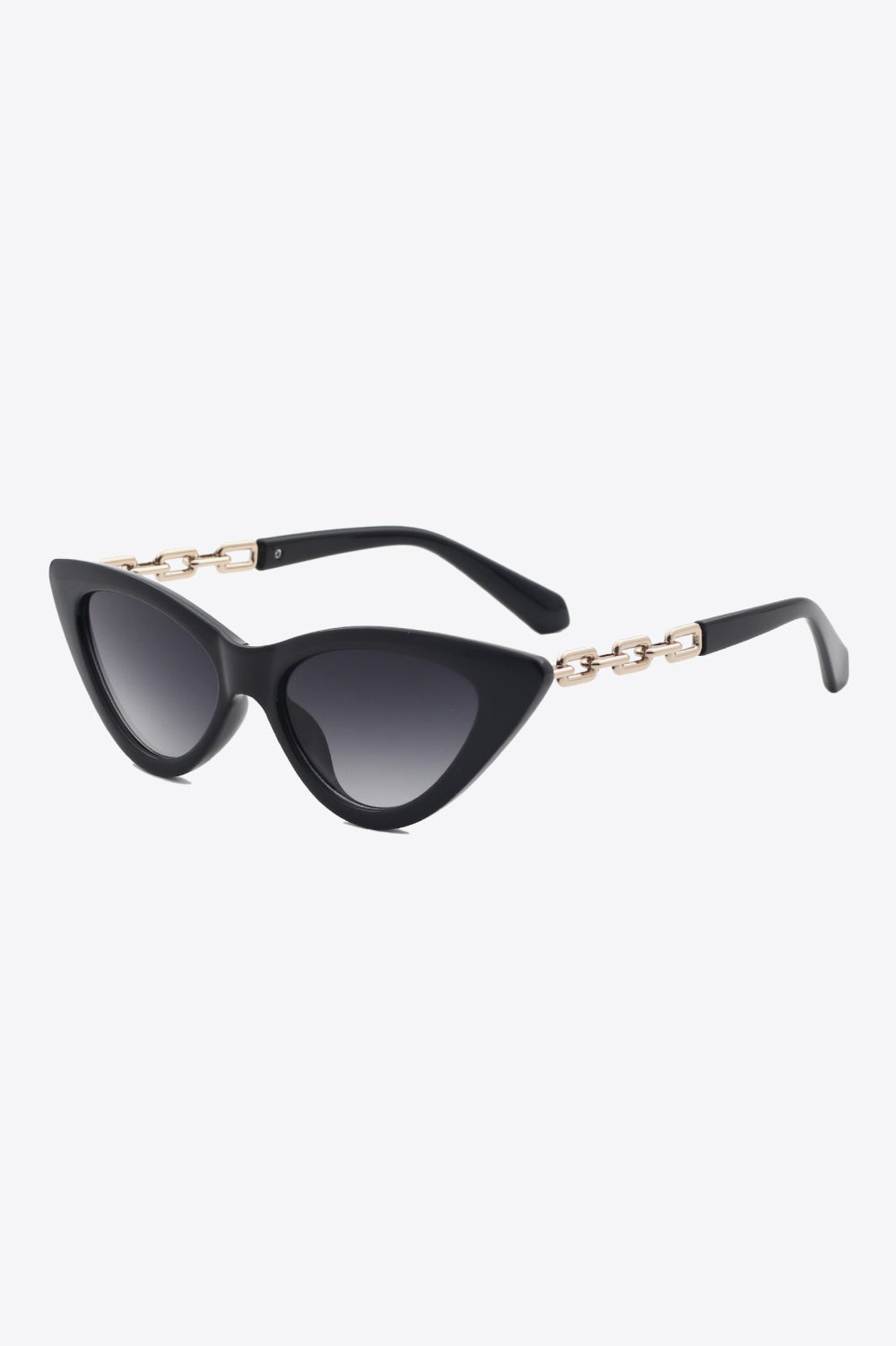 Chain Detail Cat-Eye Sunglasses-Stay Foxy Boutique, Florissant, Missouri