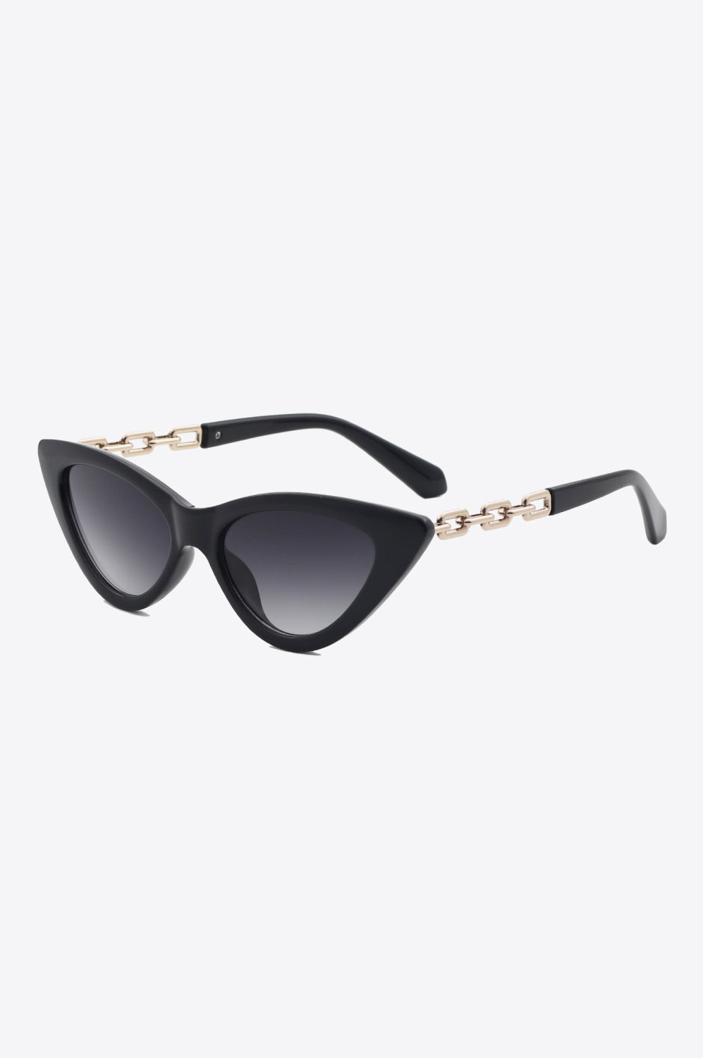 Chain Detail Cat-Eye Sunglasses-Stay Foxy Boutique, Florissant, Missouri