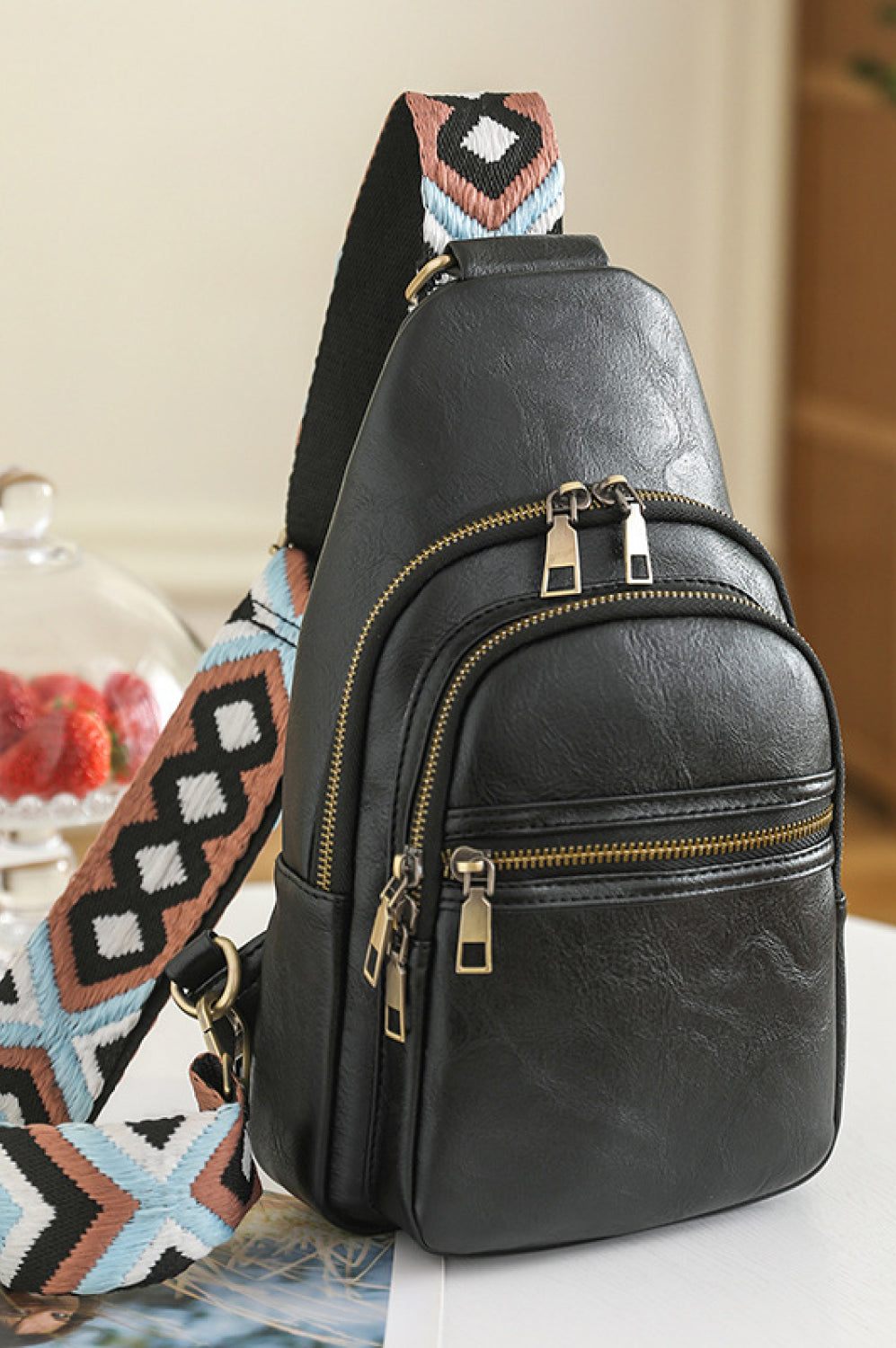 Adored It's Your Time PU Leather Sling Bag-Stay Foxy Boutique, Florissant, Missouri
