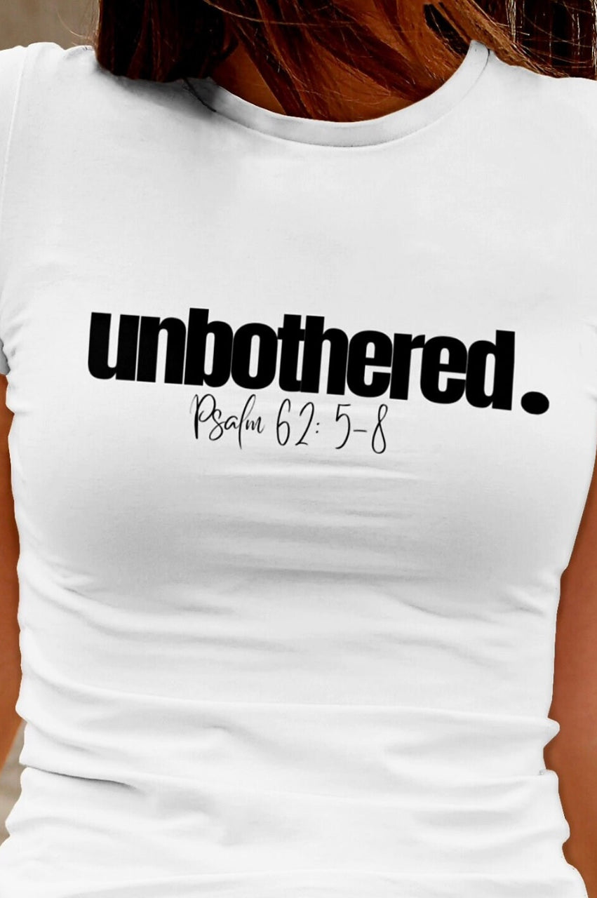 Unbothered Graphic T-Graphic T-Stay Foxy Boutique, Florissant, Missouri
