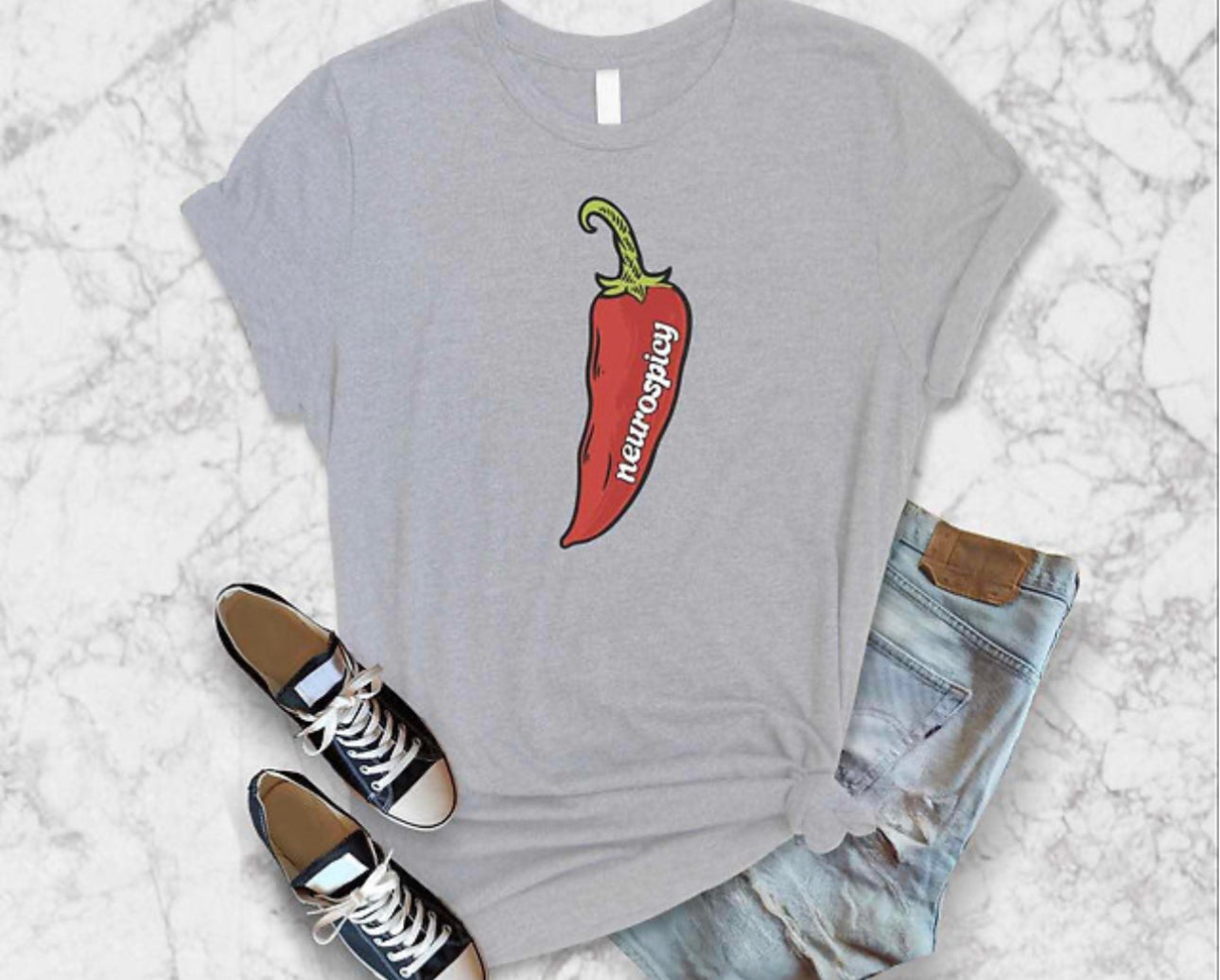 Neurospicy Graphic T-Graphic T-Stay Foxy Boutique, Florissant, Missouri