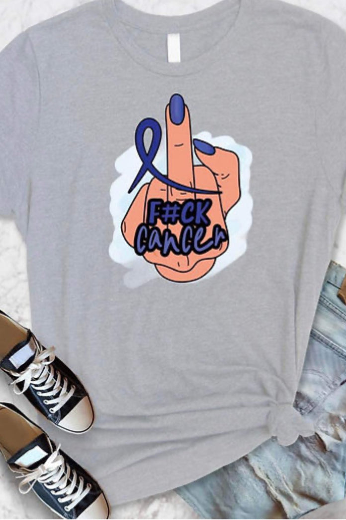 F Cancer Graphic T-Graphic T-Stay Foxy Boutique, Florissant, Missouri