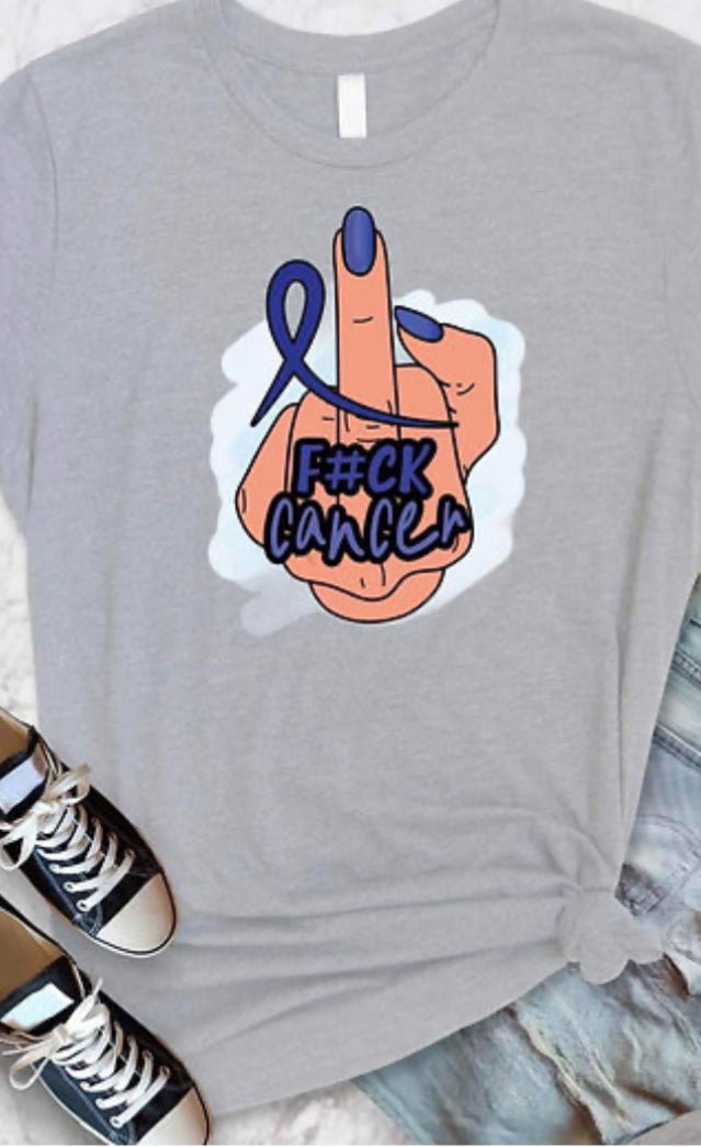 F Cancer Graphic T-Graphic T-Stay Foxy Boutique, Florissant, Missouri