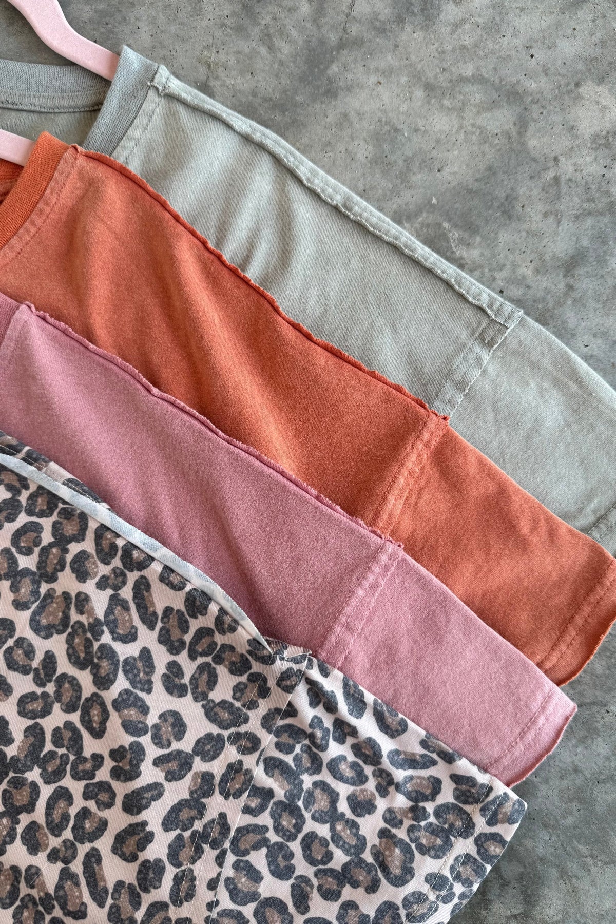 PREORDER: Joey Washed Cotton Boyfriend Tee Fall Colors-Womens-Stay Foxy Boutique, Florissant, Missouri