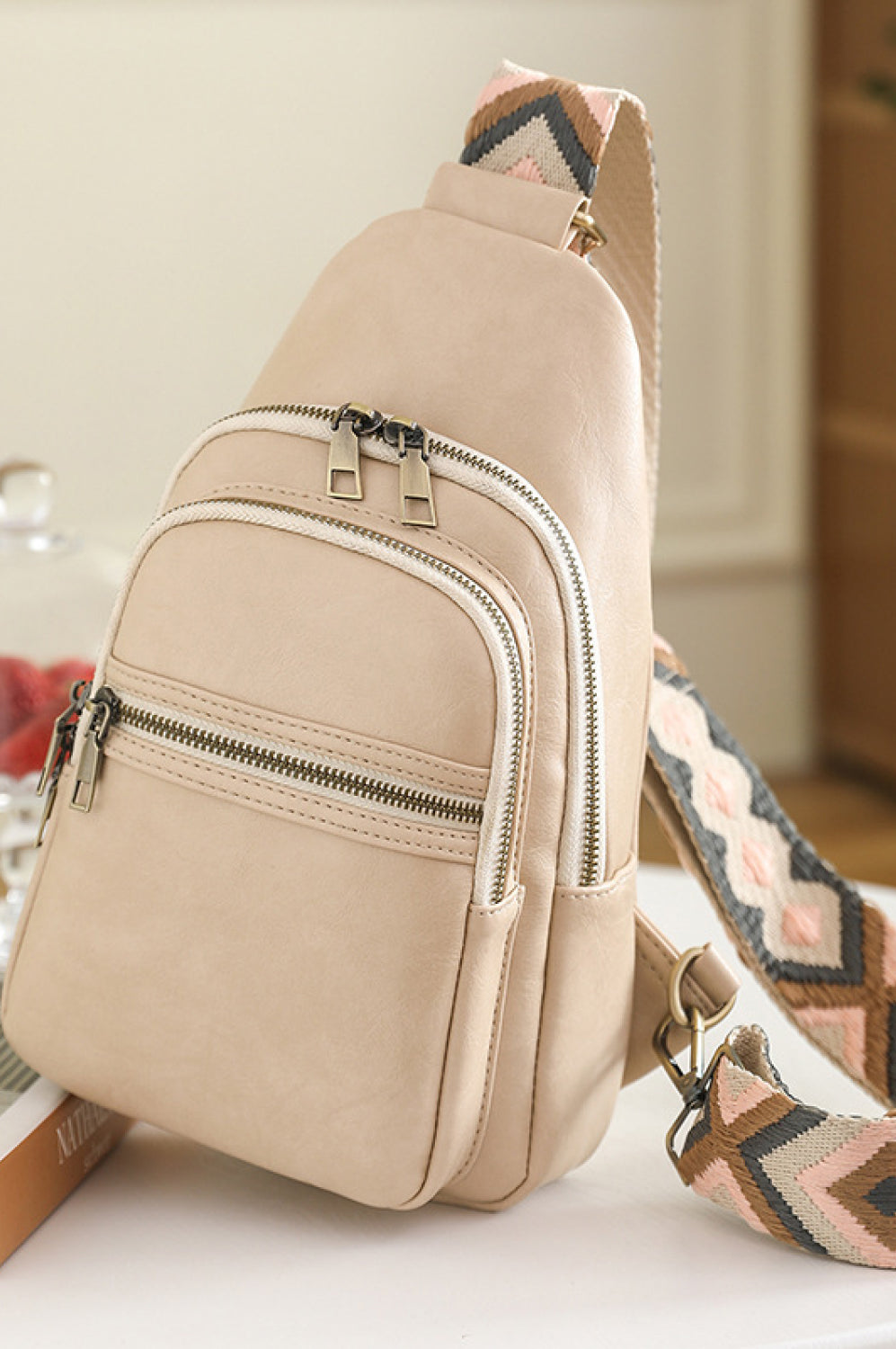 Adored It's Your Time PU Leather Sling Bag-Stay Foxy Boutique, Florissant, Missouri