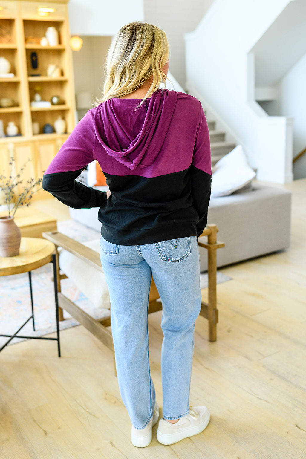 PREORDER: Tara Color Block Hoodie in Three Colors-Womens-Stay Foxy Boutique, Florissant, Missouri