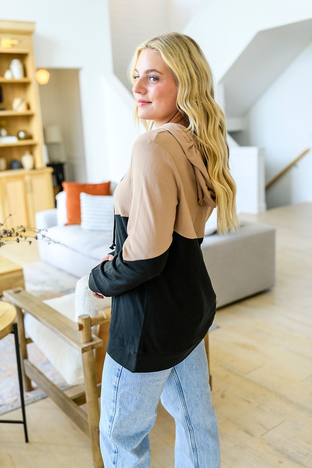 PREORDER: Tara Color Block Hoodie in Three Colors-Womens-Stay Foxy Boutique, Florissant, Missouri