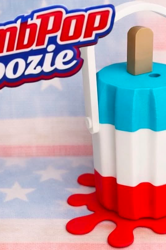 BOMB POP-3D PRINTED CUSTOM 12 OUNCE CAN HOLDERS-Stay Foxy Boutique, Florissant, Missouri