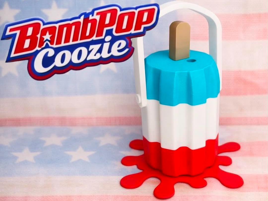 BOMB POP-3D PRINTED CUSTOM 12 OUNCE CAN HOLDERS-Stay Foxy Boutique, Florissant, Missouri