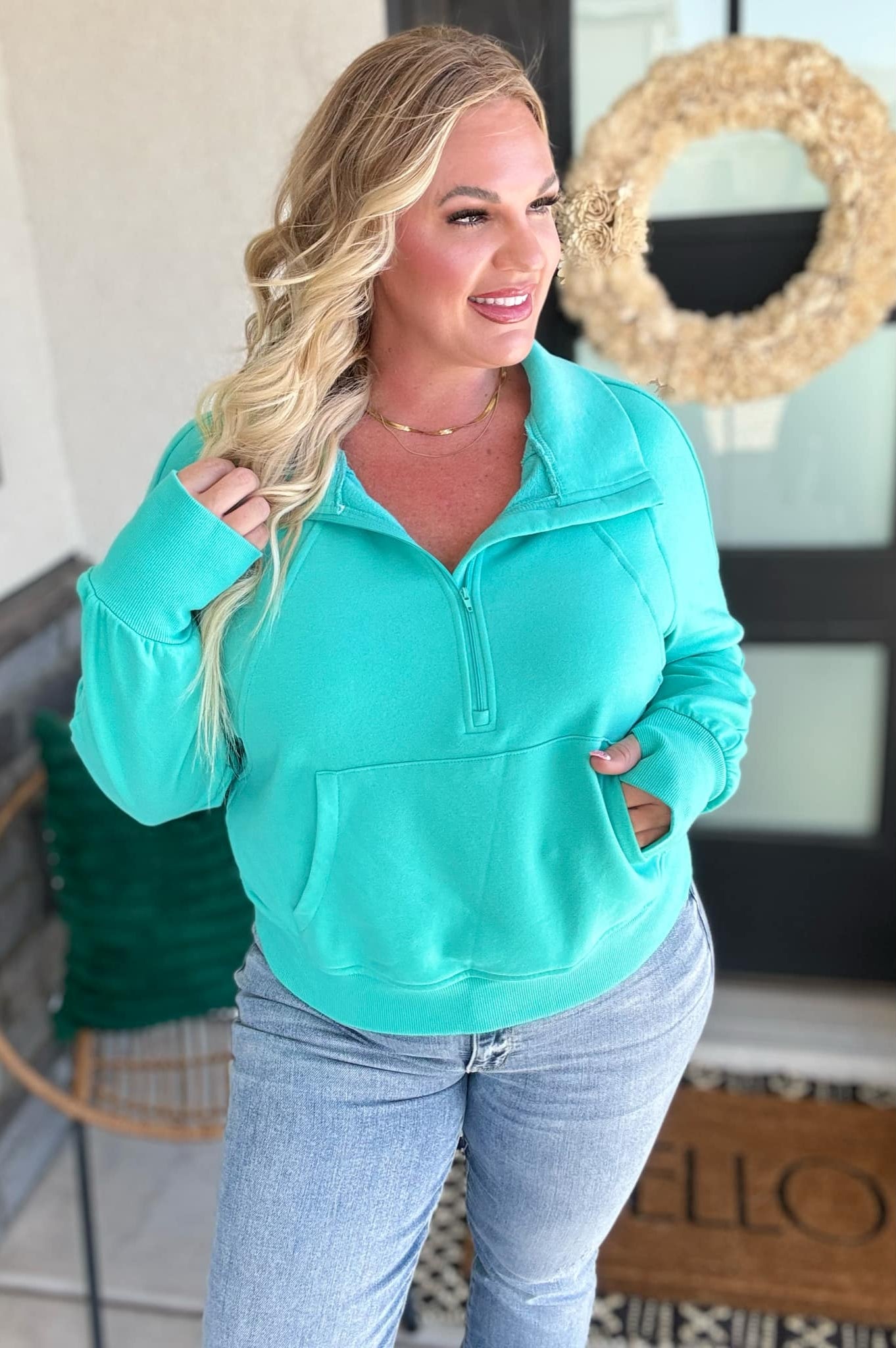 PREORDER: Newport Half Zip Pullover in Eight Colors-Womens-Stay Foxy Boutique, Florissant, Missouri