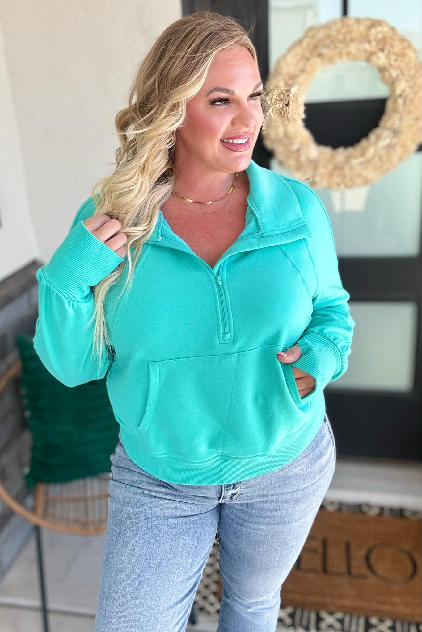 PREORDER: Newport Half Zip Pullover in Eight Colors-Womens-Stay Foxy Boutique, Florissant, Missouri