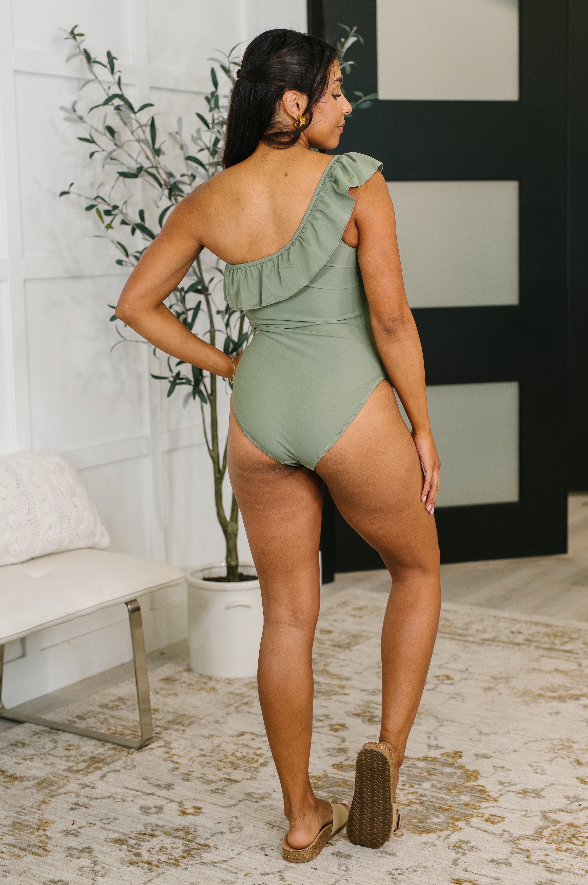 A Tan Line Happiness One Piece Swim Suit-Womens-Stay Foxy Boutique, Florissant, Missouri