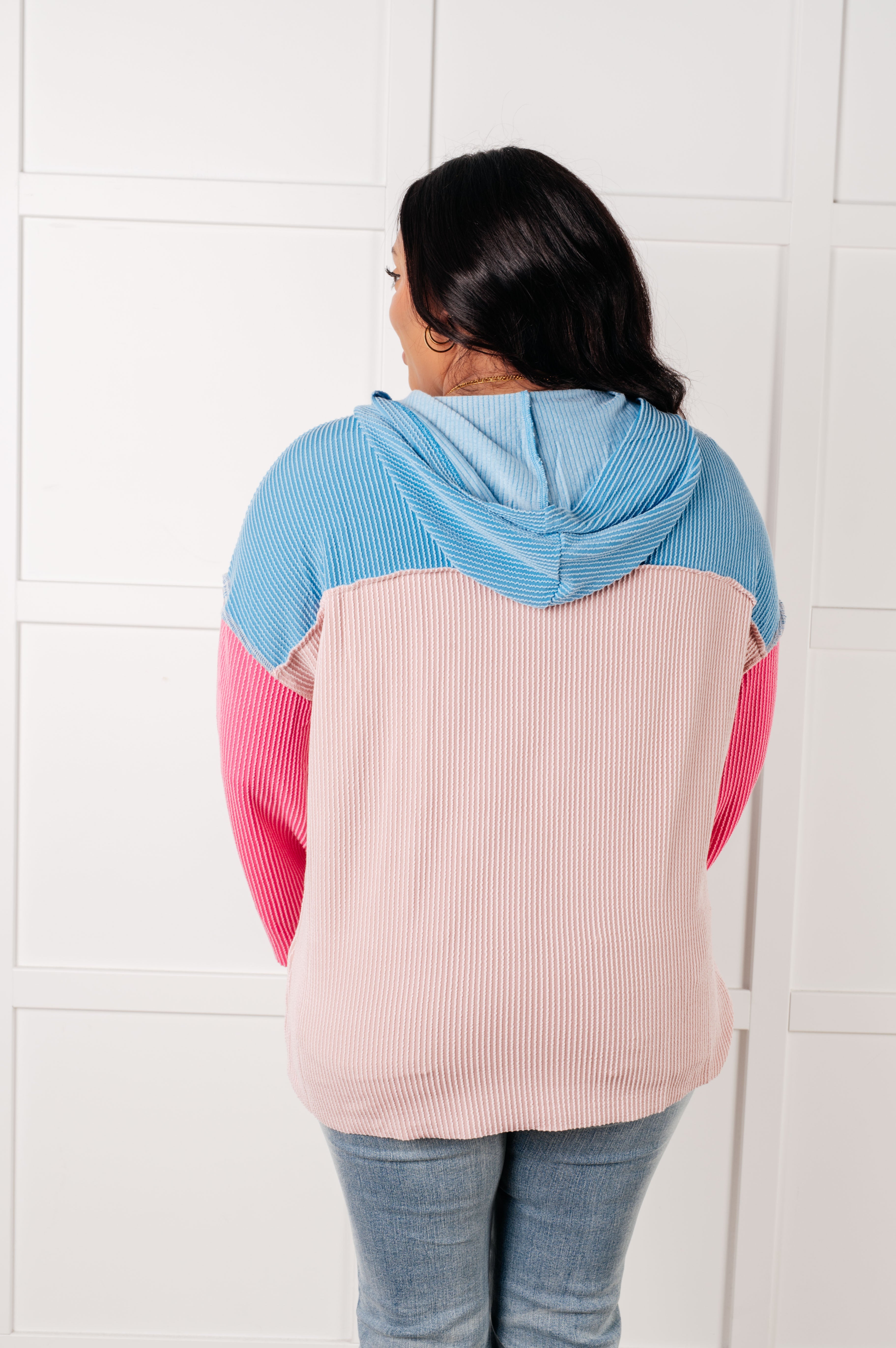 A-Tisket A-Tasket Color Block Pullover-Tops-Stay Foxy Boutique, Florissant, Missouri