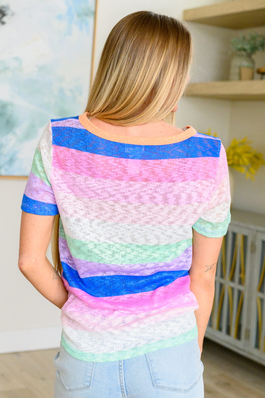 Another Variable Striped Top-Tops-Stay Foxy Boutique, Florissant, Missouri