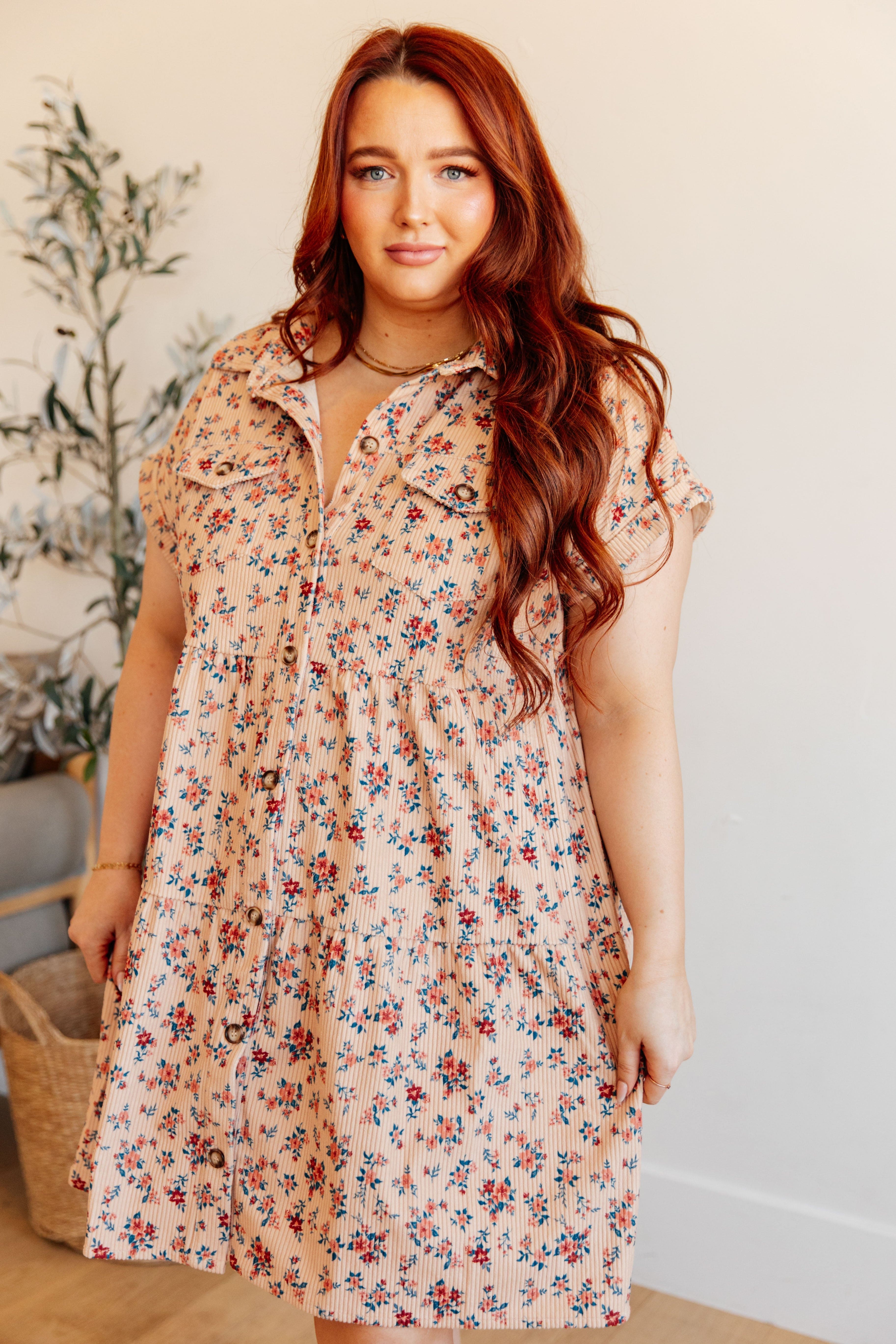 Anywhere You Go I'll Be Collared Dress-Womens-Stay Foxy Boutique, Florissant, Missouri