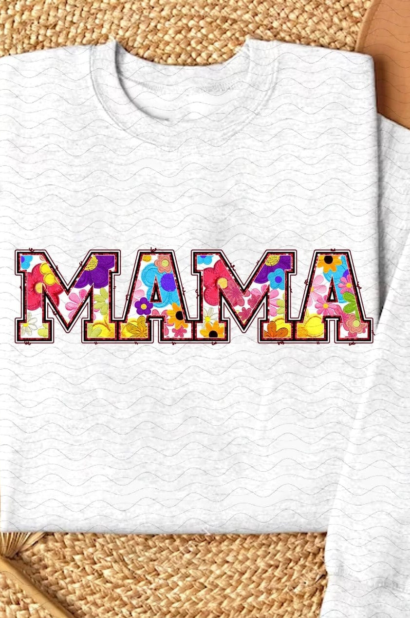 Mama Floral Graphic T-Graphic T-Stay Foxy Boutique, Florissant, Missouri