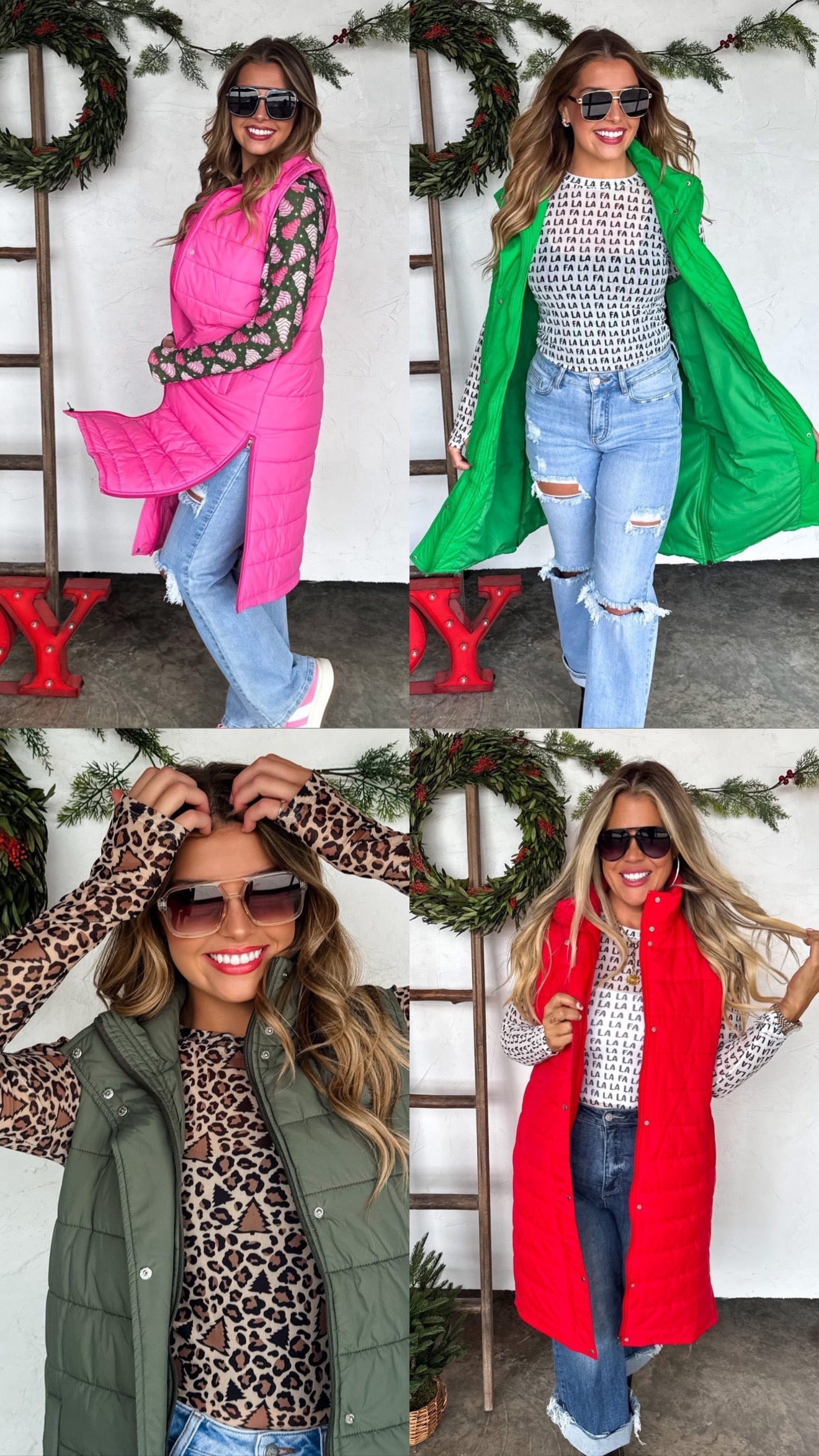 PREORDER: Kendall Long Puffer Vest-Womens-Stay Foxy Boutique, Florissant, Missouri