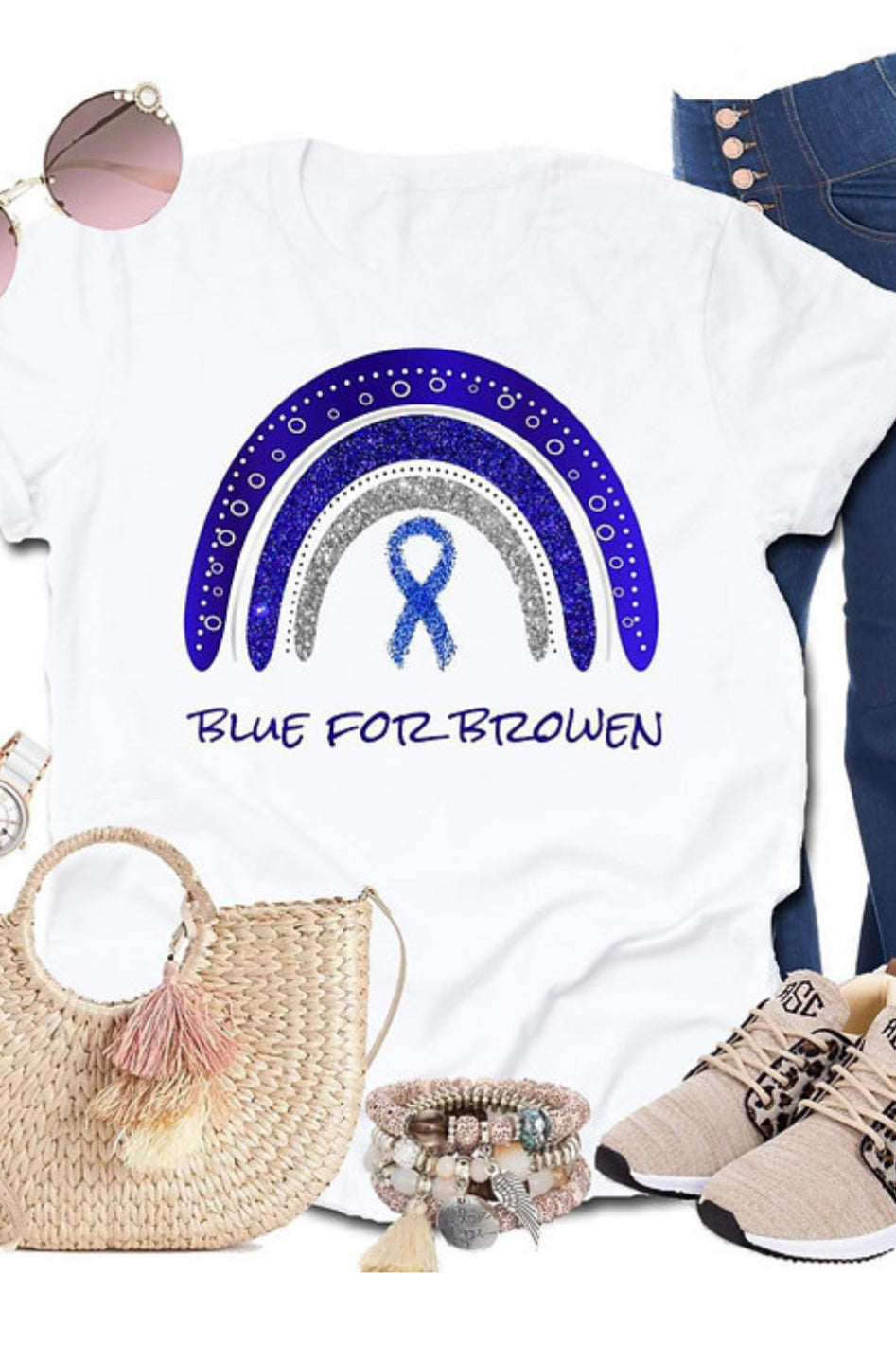 Blue Graphic T-Graphic T-Stay Foxy Boutique, Florissant, Missouri