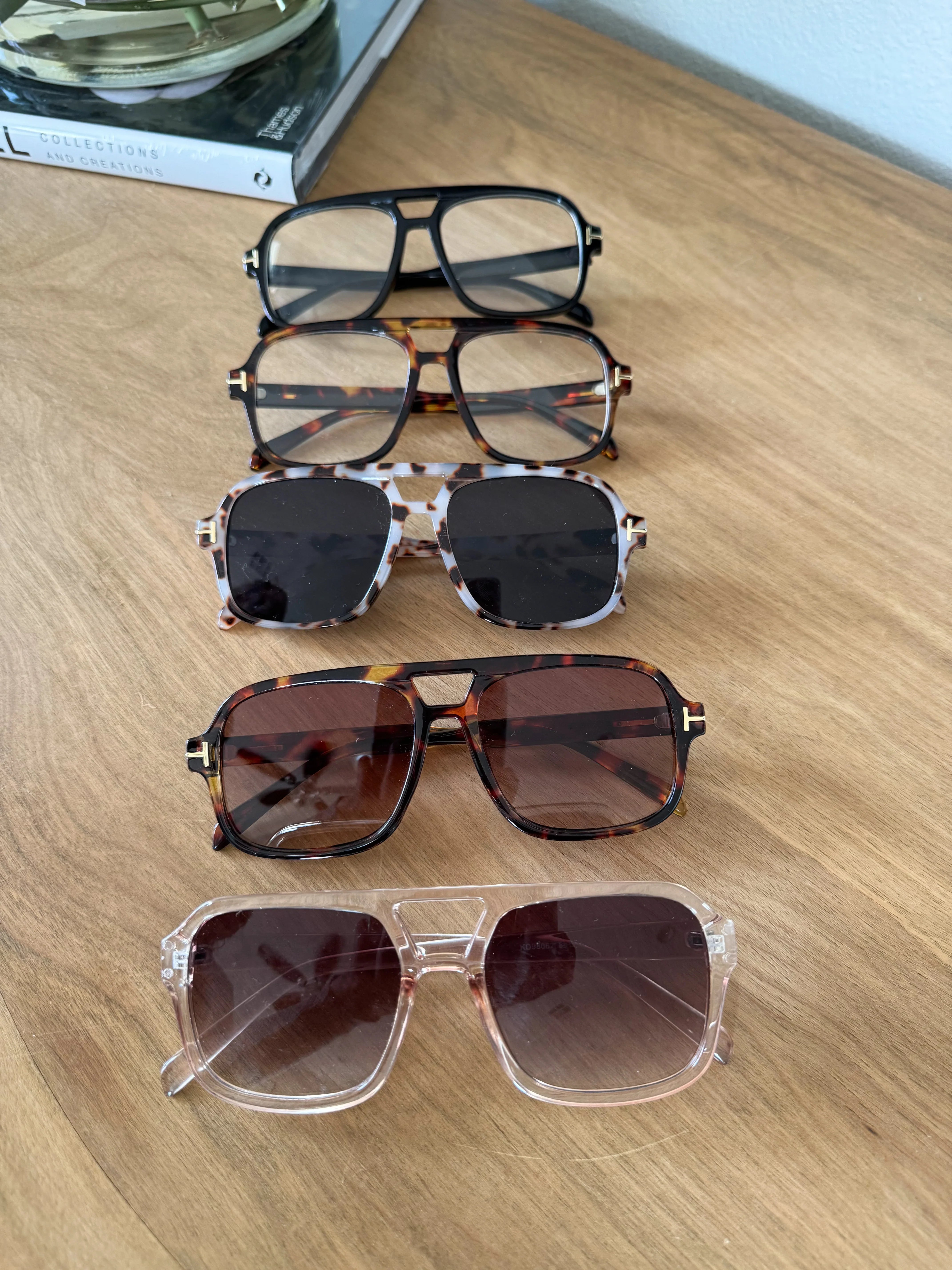 PREORDER: Retro Rays Sunglasses in Five Colors-Womens-Stay Foxy Boutique, Florissant, Missouri