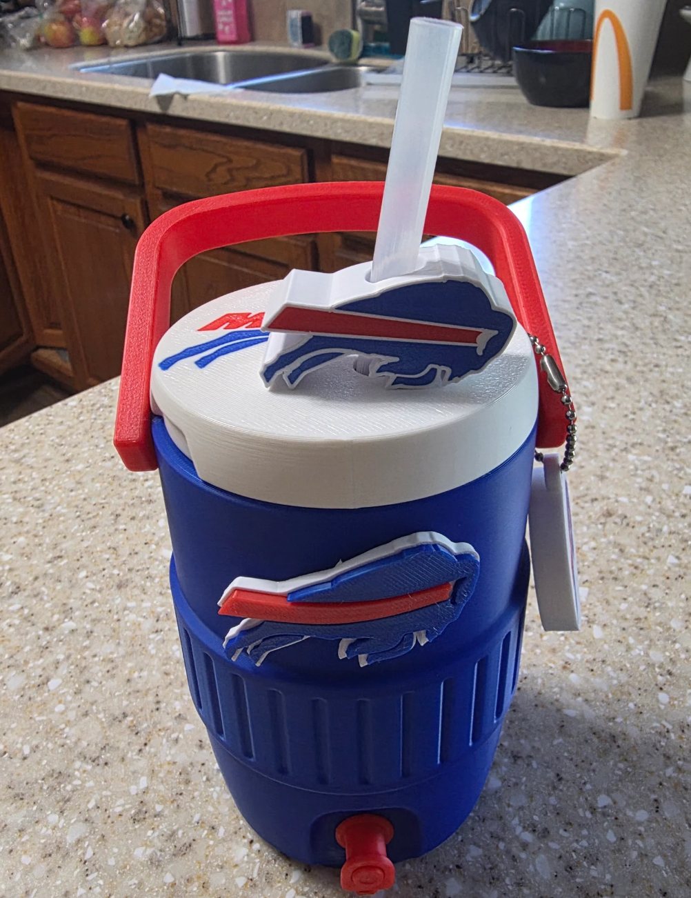 FOOTBALL FAV TEAMS-3D PRINTED CUSTOM 12 OUNCE CAN HOLDERS-Stay Foxy Boutique, Florissant, Missouri