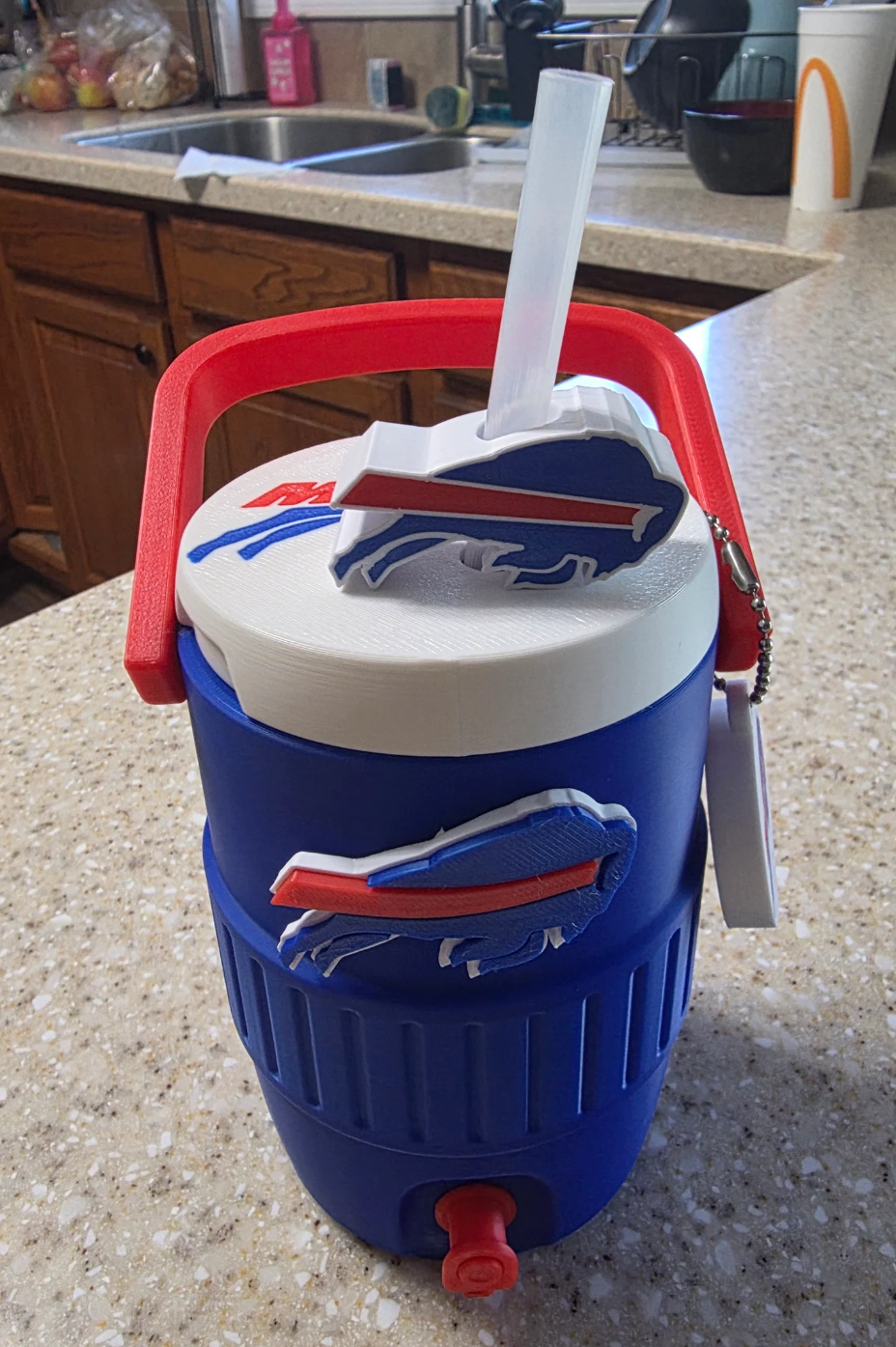 FOOTBALL FAV TEAMS-3D PRINTED CUSTOM 12 OUNCE CAN HOLDERS-Stay Foxy Boutique, Florissant, Missouri