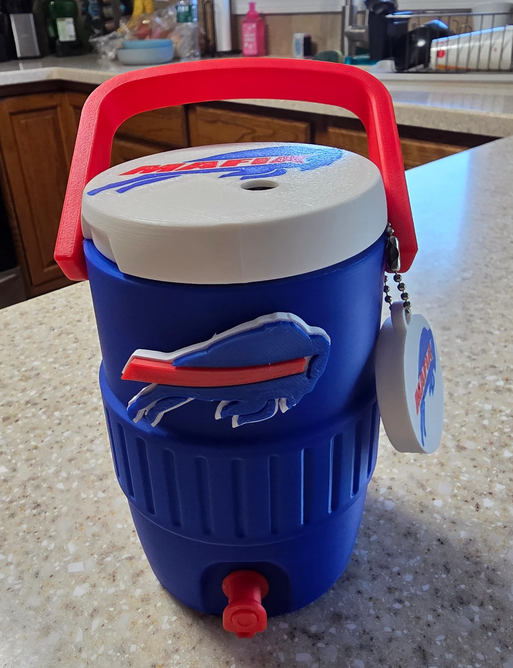 FOOTBALL FAV TEAMS-3D PRINTED CUSTOM 12 OUNCE CAN HOLDERS-Stay Foxy Boutique, Florissant, Missouri