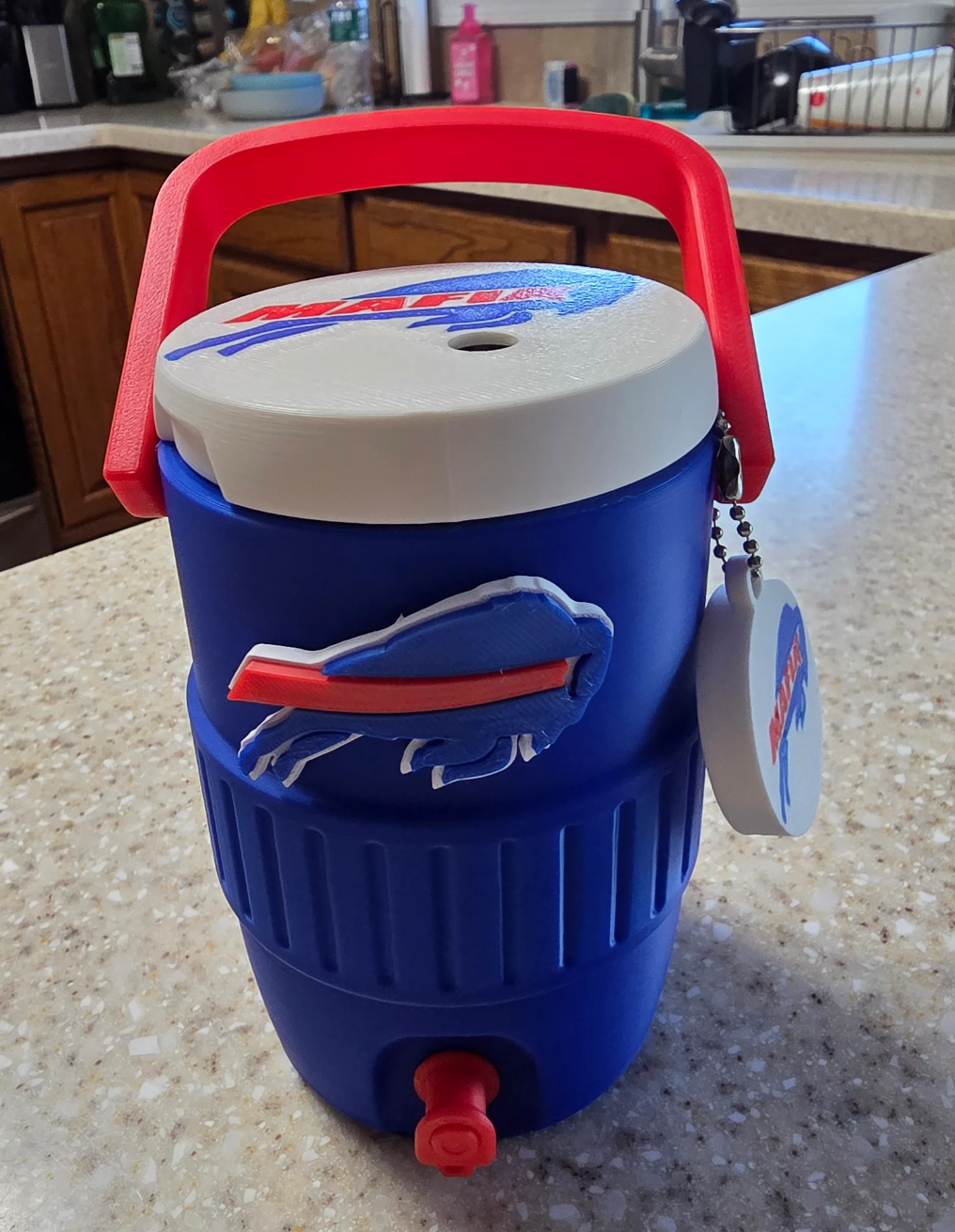 FOOTBALL FAV TEAMS-3D PRINTED CUSTOM 12 OUNCE CAN HOLDERS-Stay Foxy Boutique, Florissant, Missouri