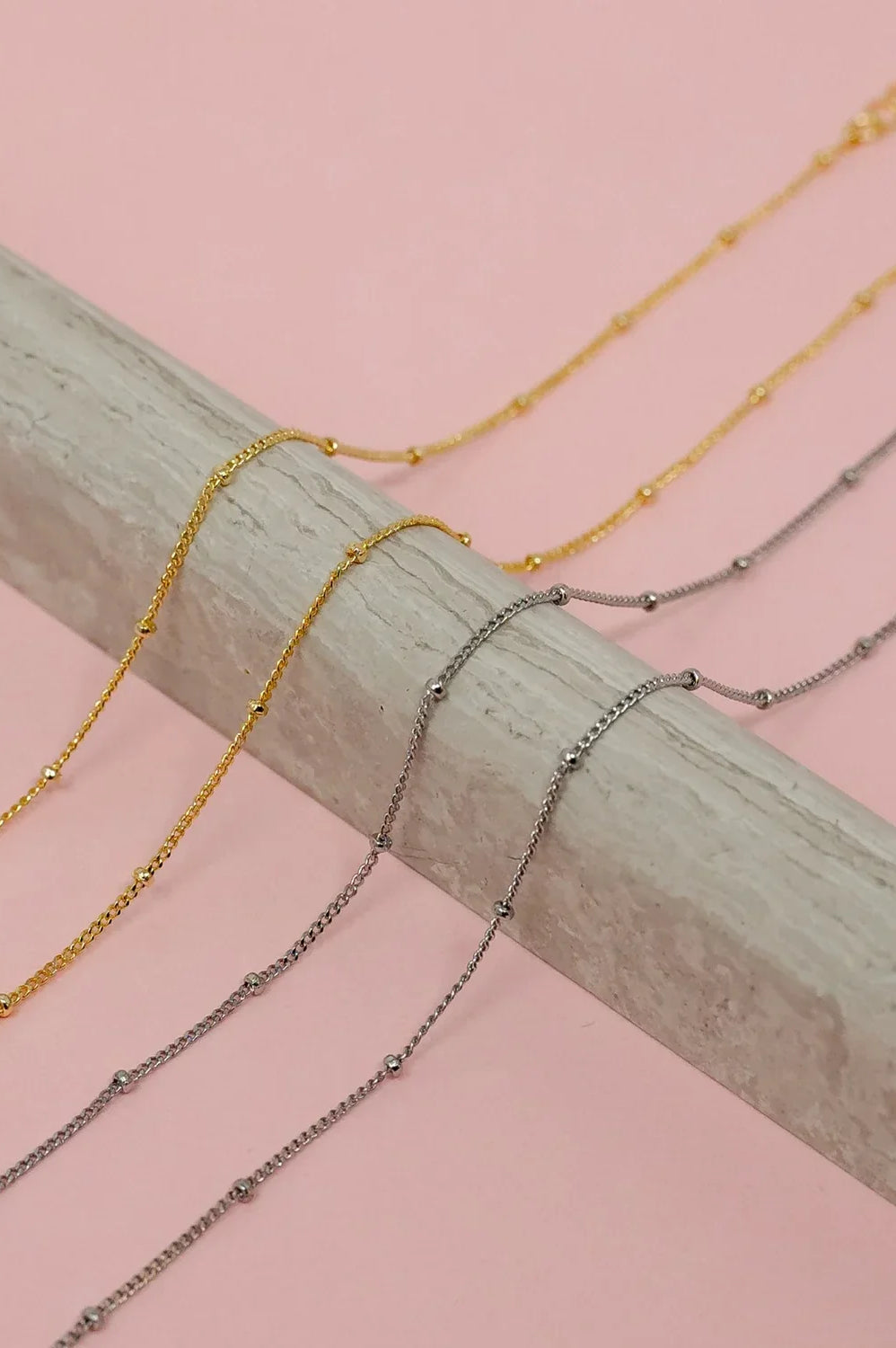 PREORDER: Baby Ball Chain in Silver-Womens-Stay Foxy Boutique, Florissant, Missouri