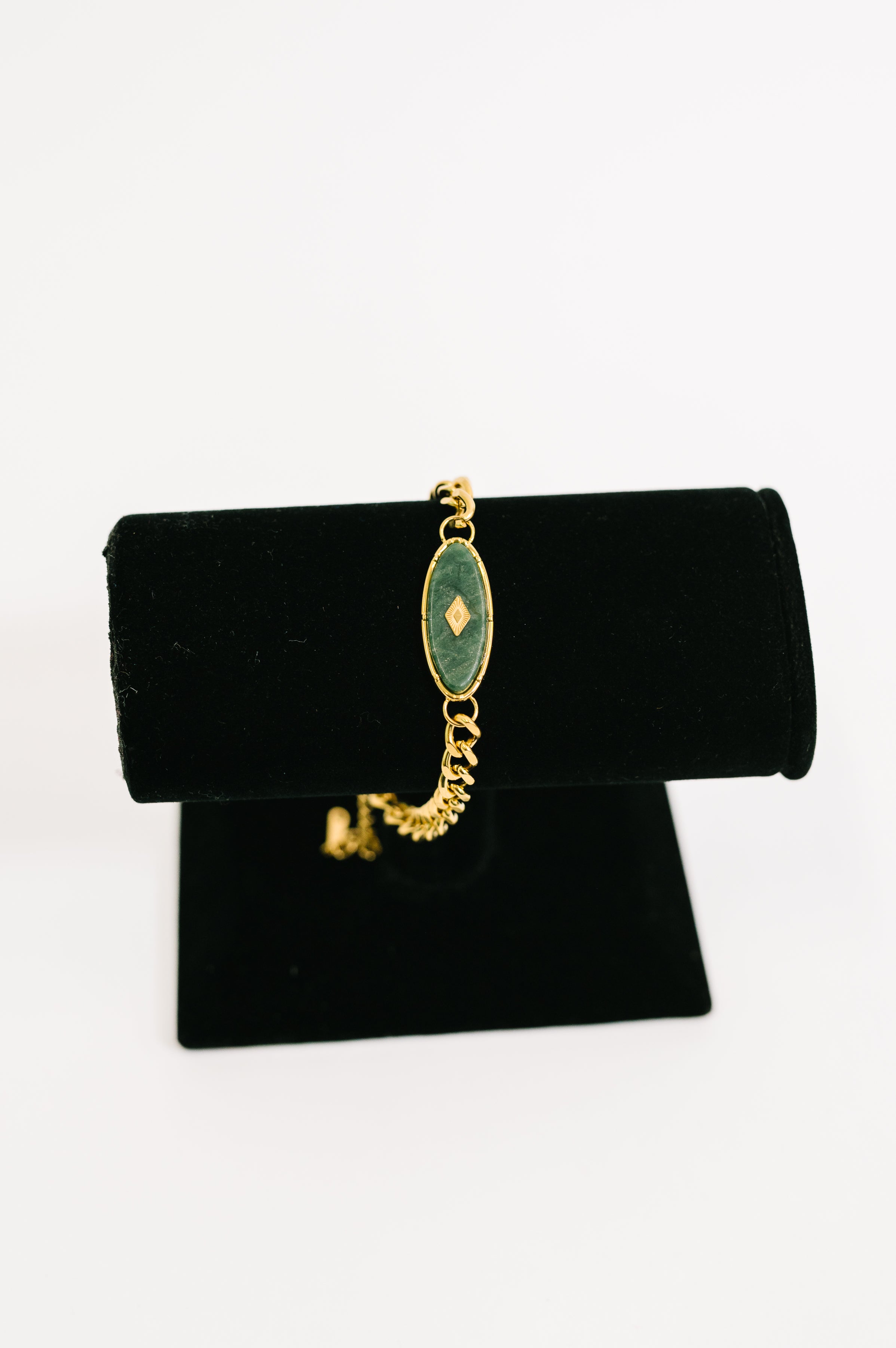 Bangle in Jade Bracelet-Womens-Stay Foxy Boutique, Florissant, Missouri