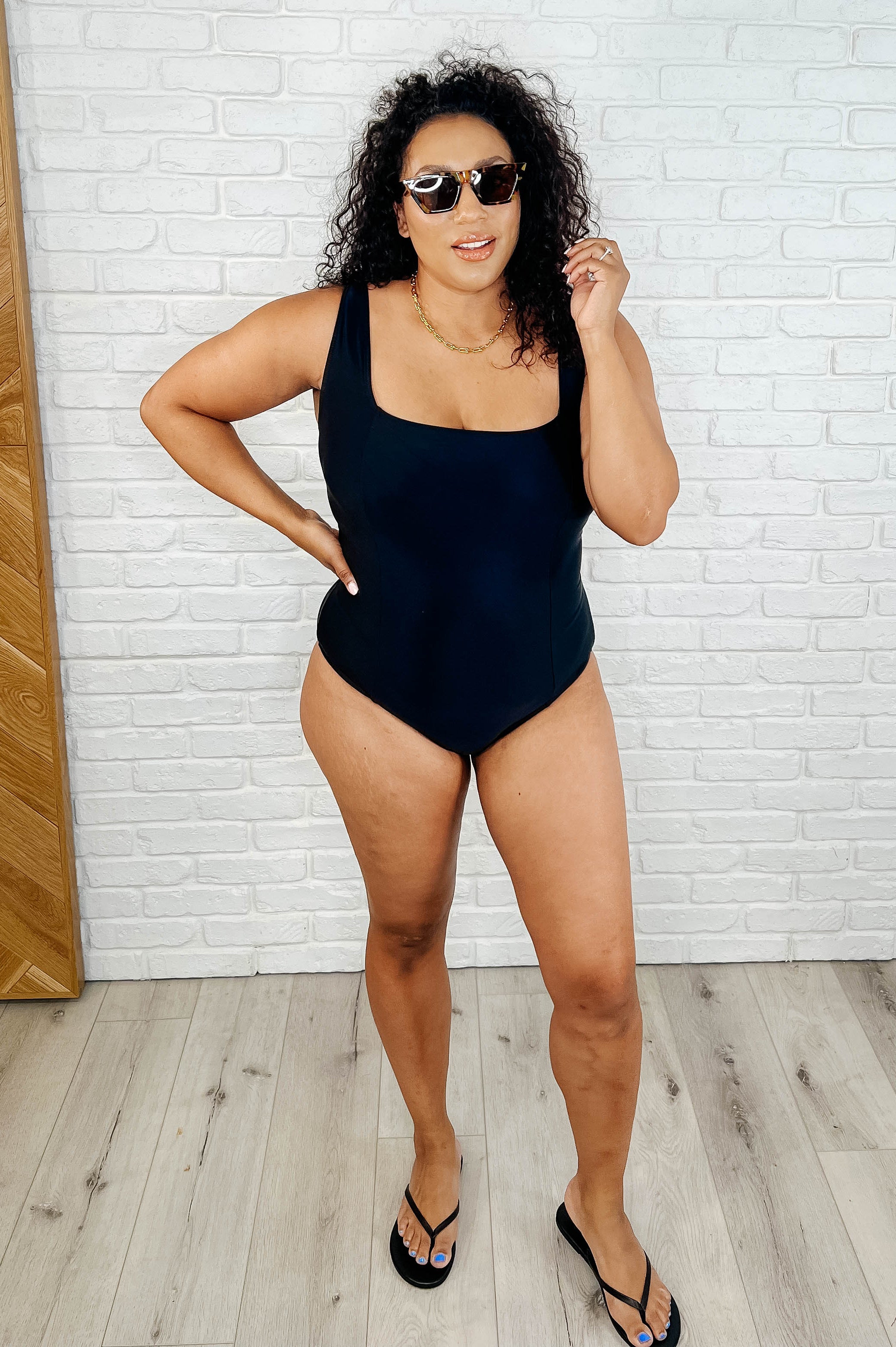 Barcelona Lace Up Swimsuit-Swimwear-Stay Foxy Boutique, Florissant, Missouri