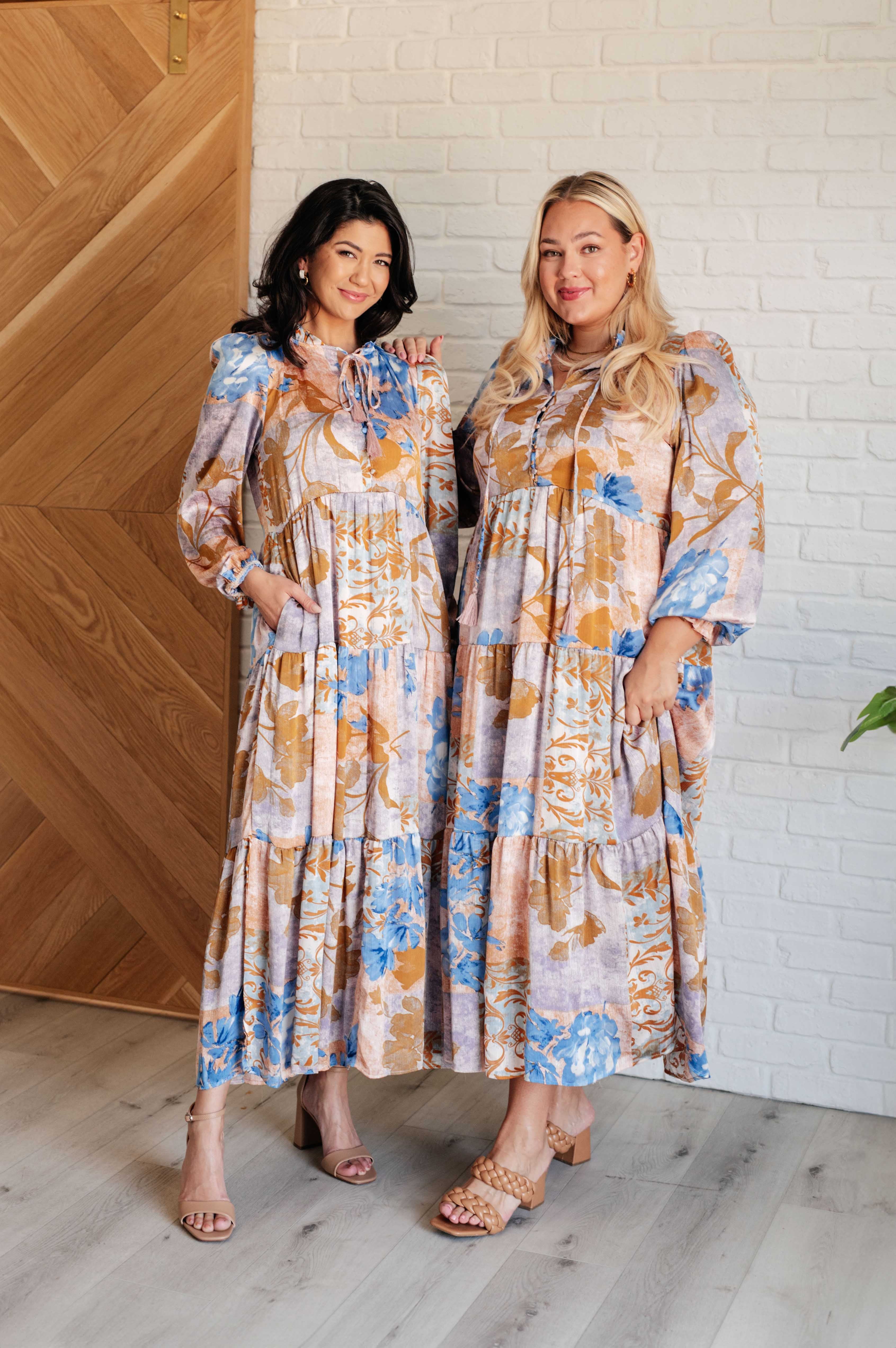 Barefoot in my Dreams V-Neck Tiered Dress-Dresses-Stay Foxy Boutique, Florissant, Missouri
