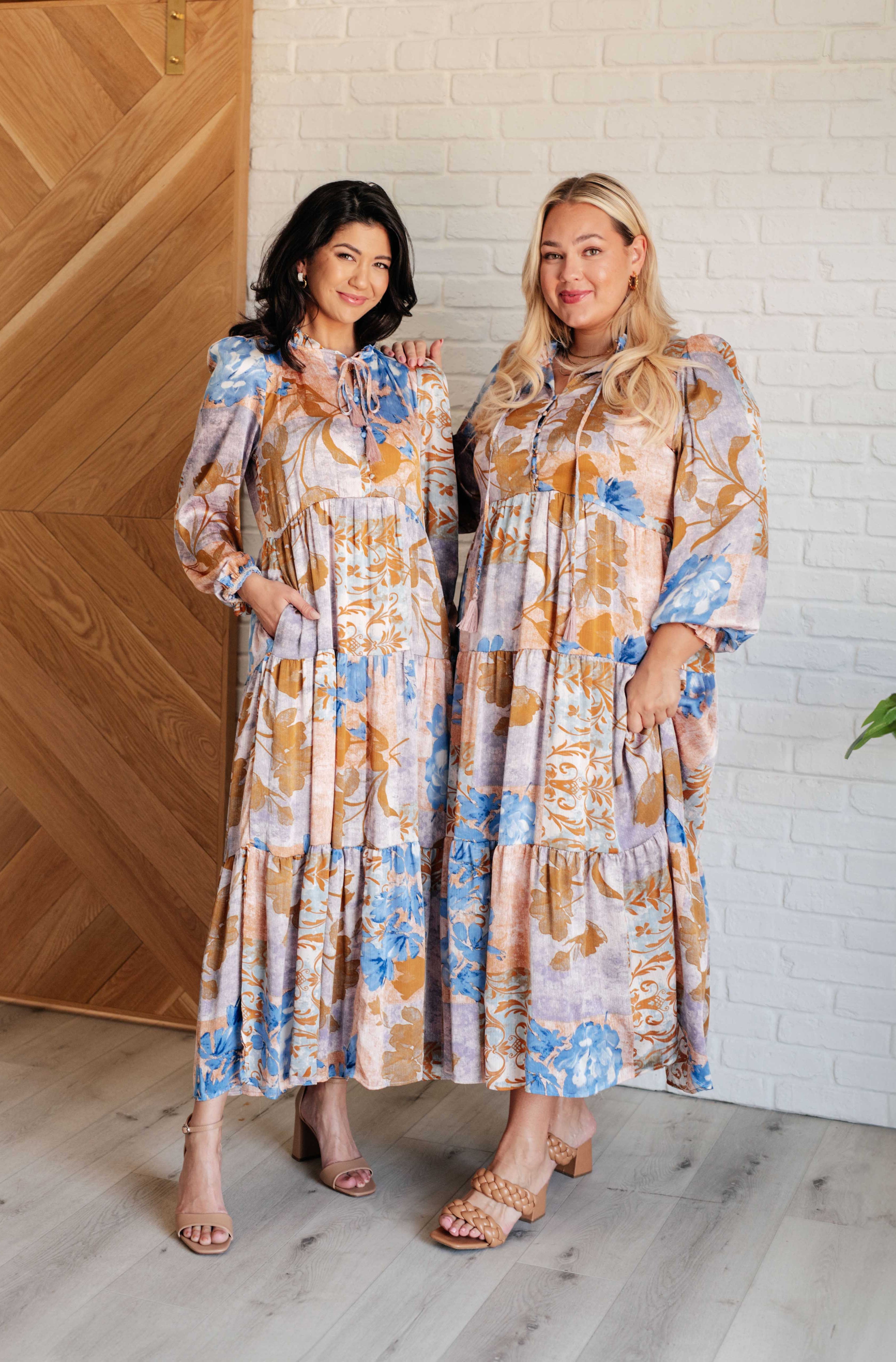 Barefoot in my Dreams V-Neck Tiered Dress-Dresses-Stay Foxy Boutique, Florissant, Missouri