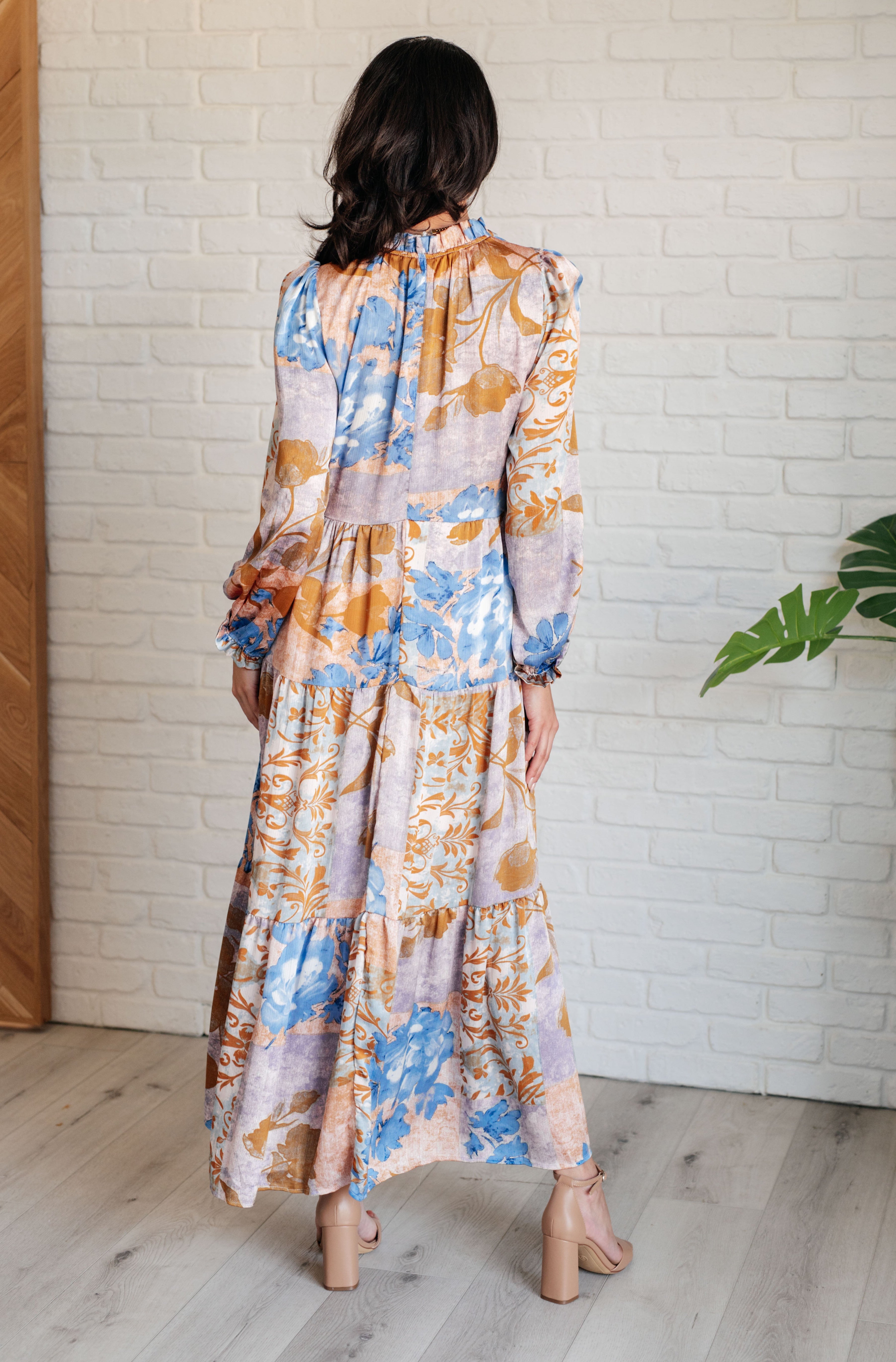 Barefoot in my Dreams V-Neck Tiered Dress-Dresses-Stay Foxy Boutique, Florissant, Missouri