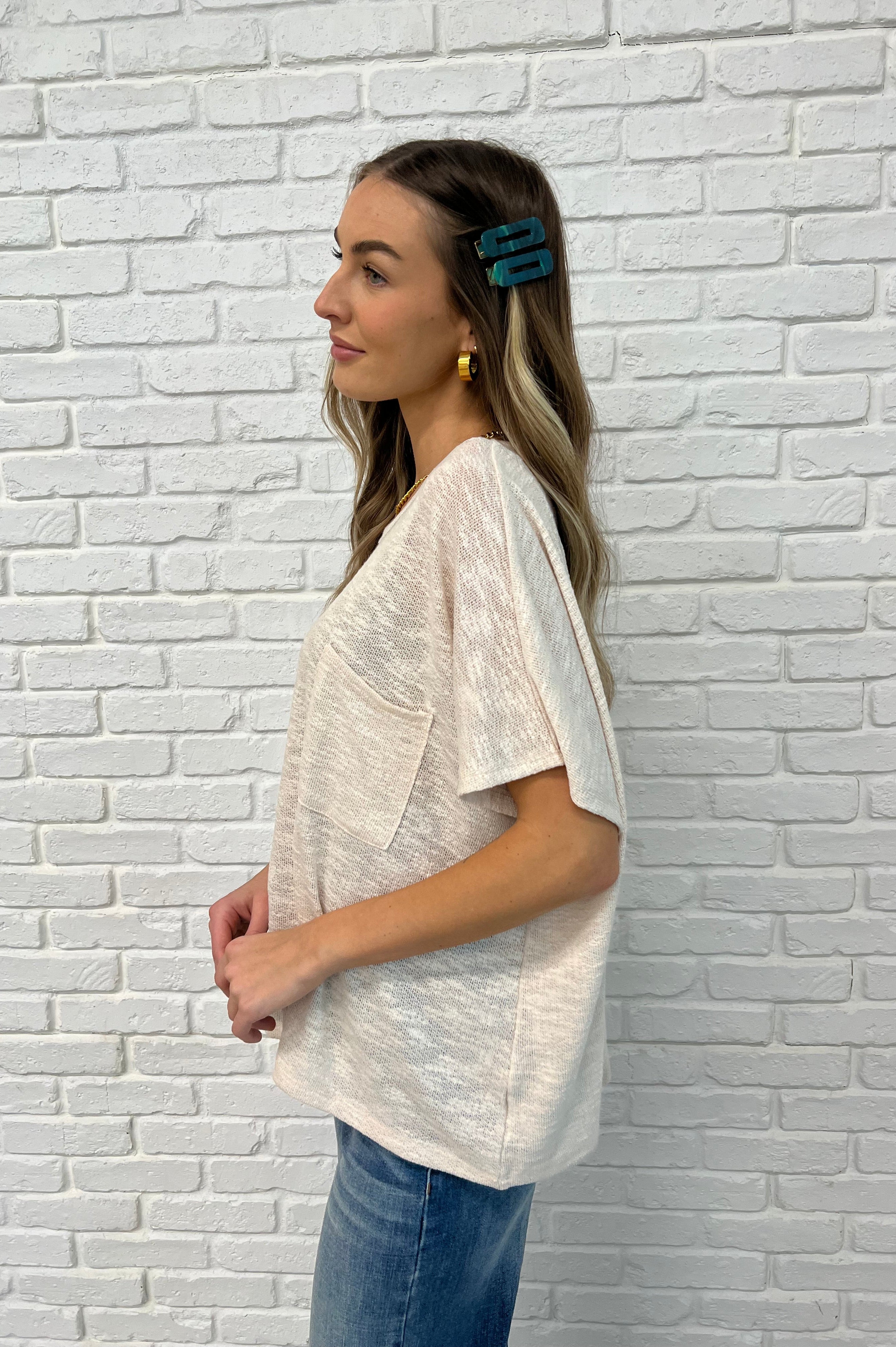 Basically Flowing Dolman Sleeve Top in Sand Beige-Womens-Stay Foxy Boutique, Florissant, Missouri